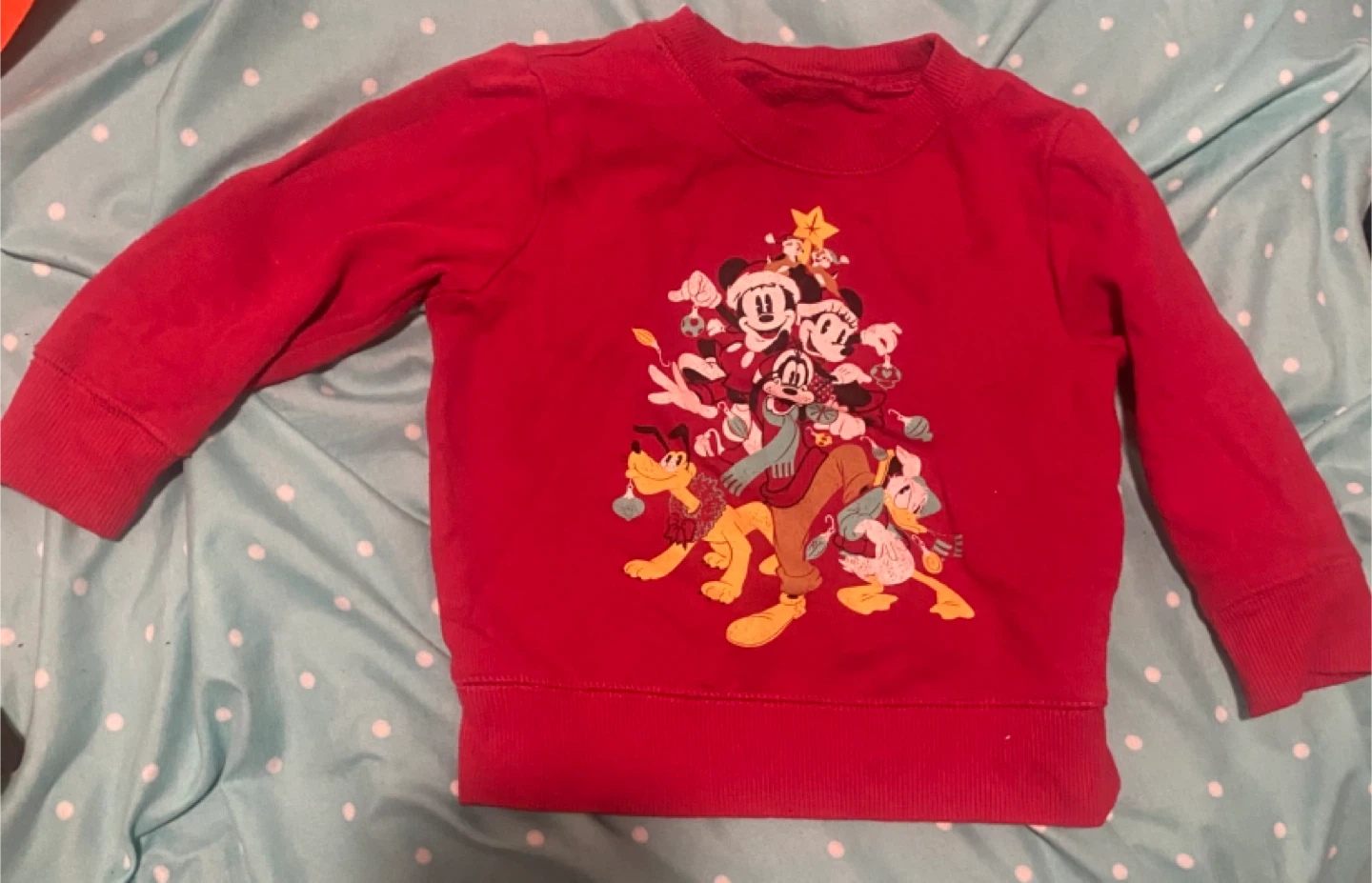Disney Christmas Crewneck 12 months