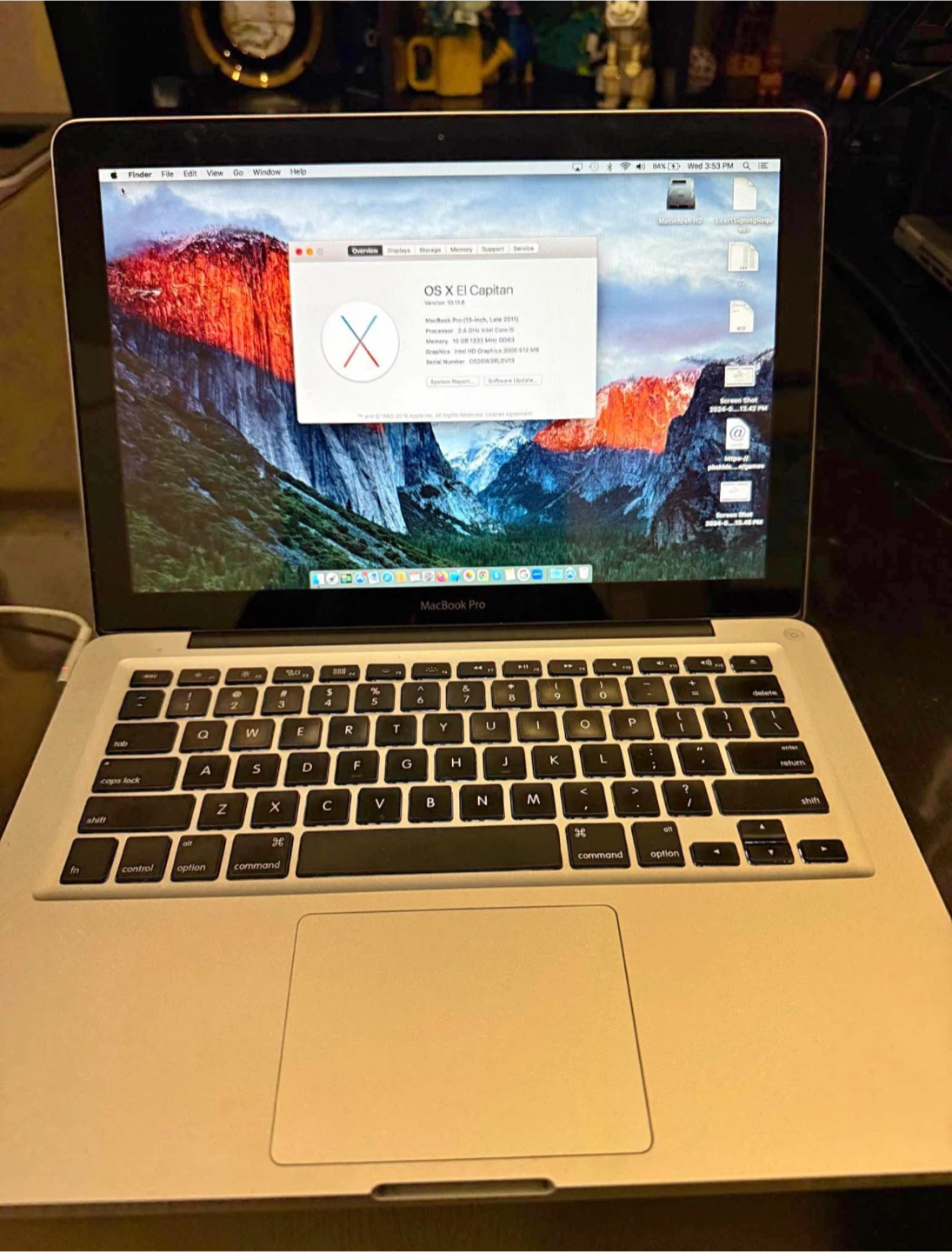 MacBook Pro 13” (Late 2011) 16GB RAM – Excellent Condition $275