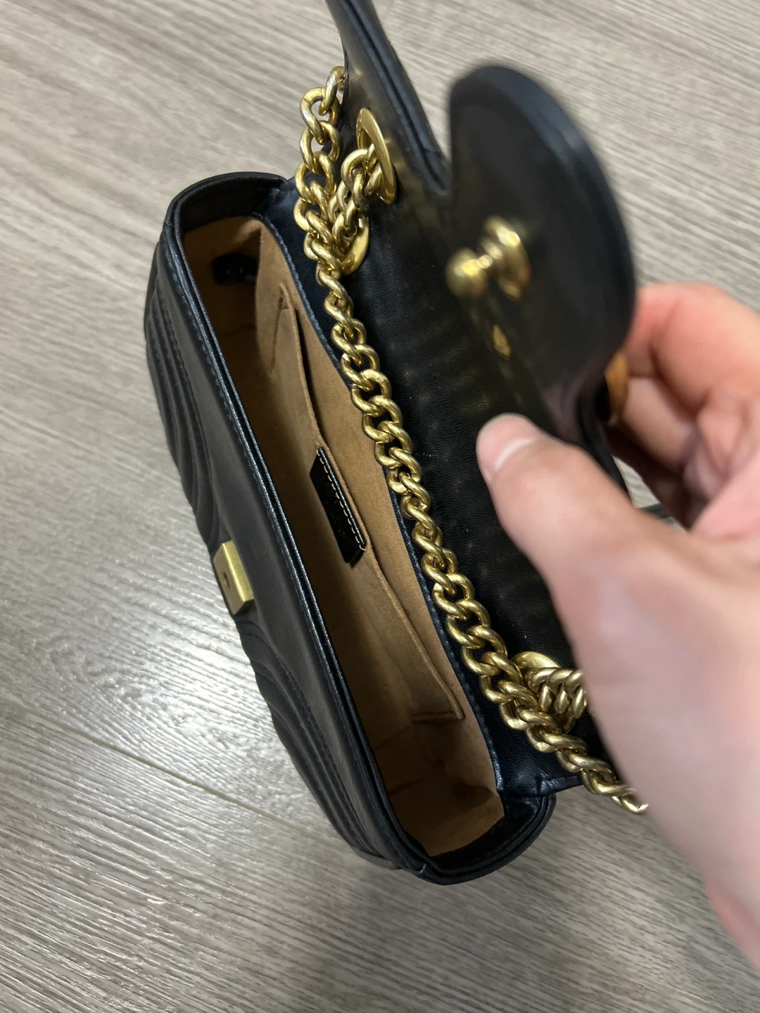 Gucci GG Marmont Mini Shoulder Bag - Black - photo 3