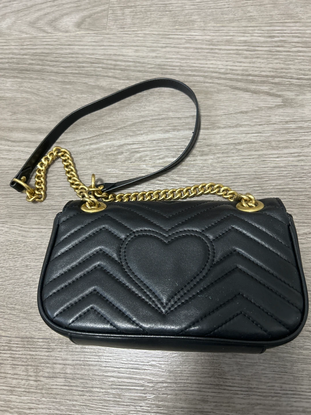 Gucci GG Marmont Mini Shoulder Bag - Black - photo 4