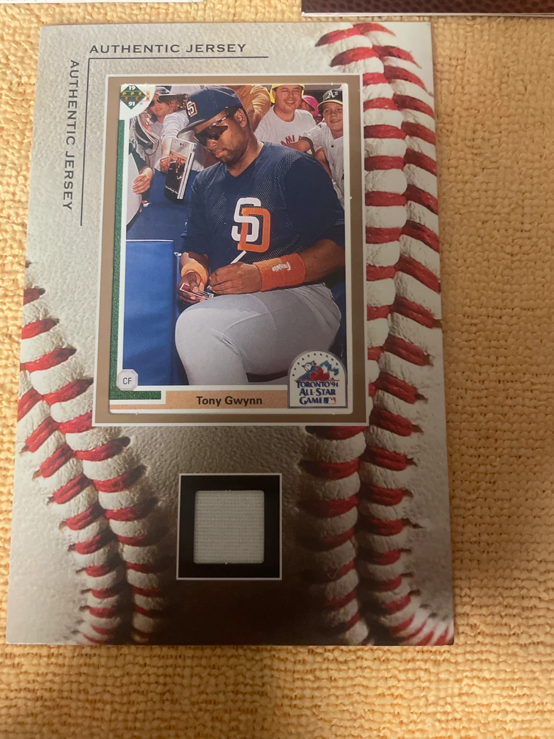 Upper Deck Authentic Jersey Cards