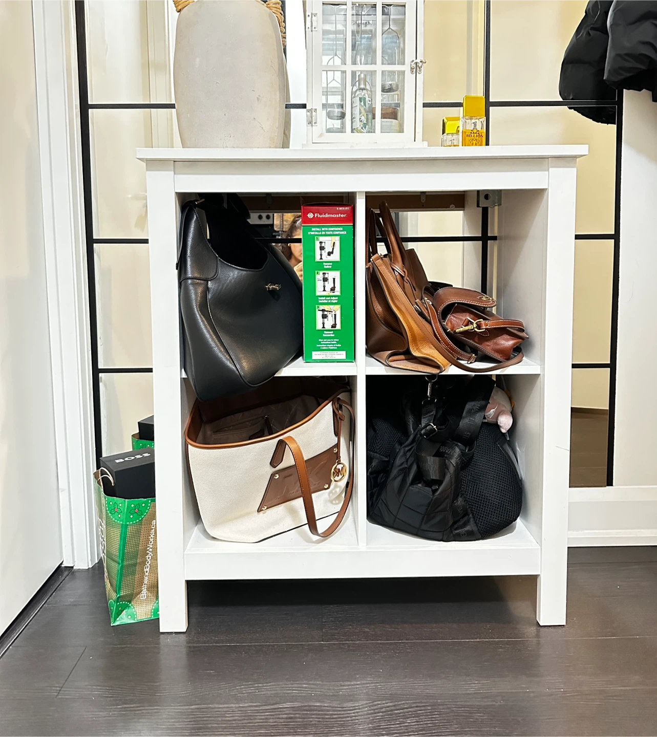 White Storage Unit