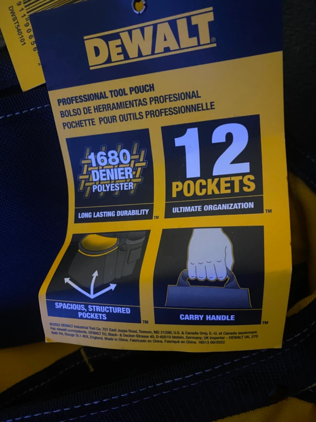 New DeWalt DWst40101-1 Tool Belt - photo 2