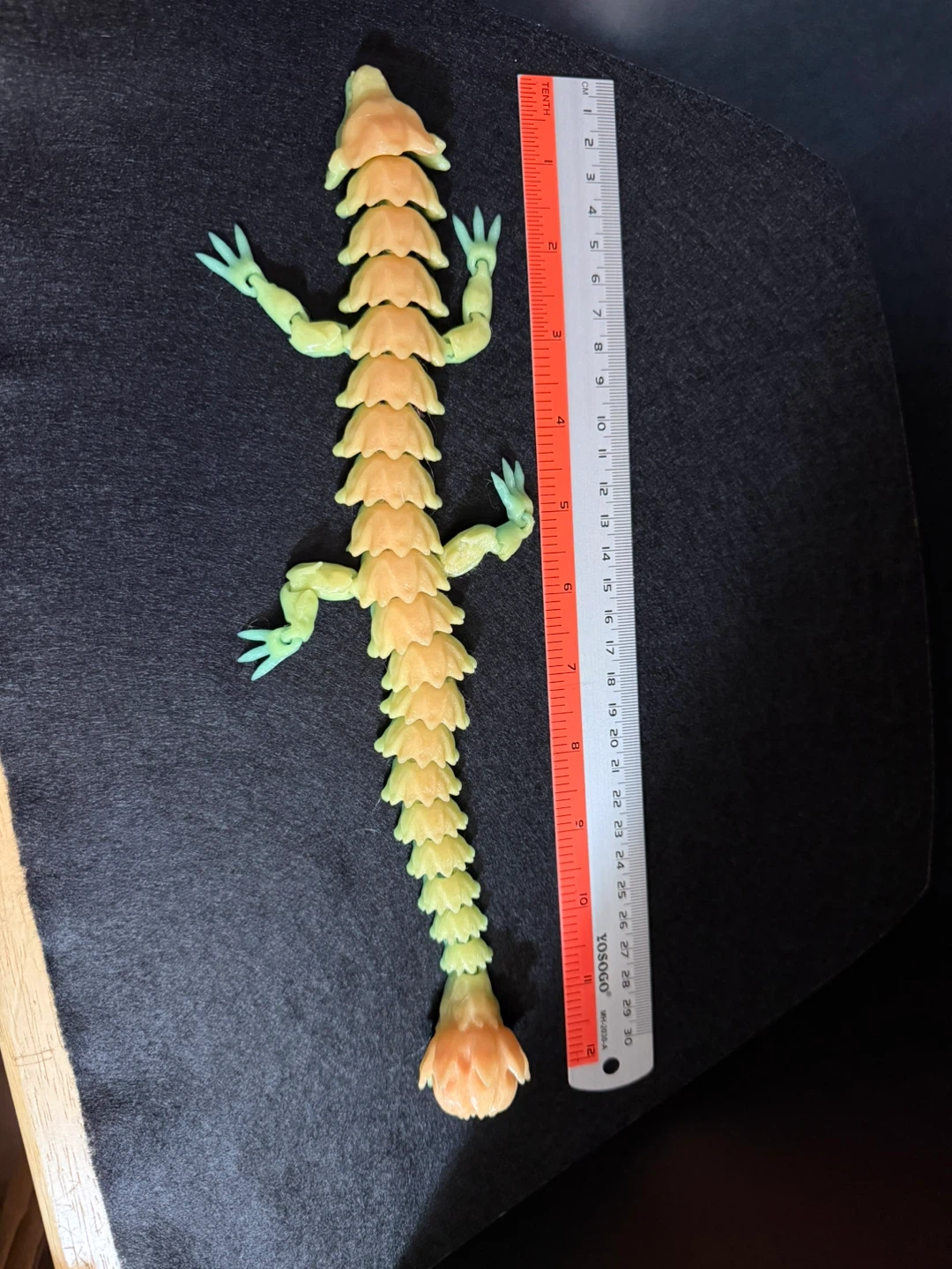 Articulated 12” Dragon - glow in the dark - photo 2