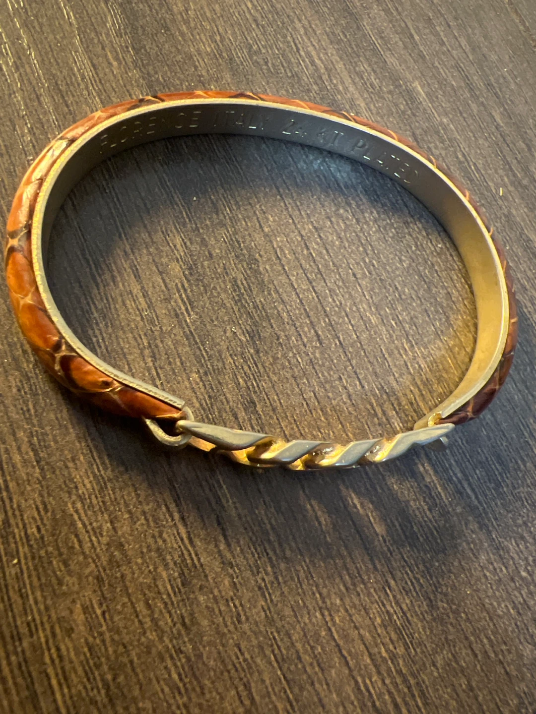 Florence Italy 24KT Plated Bracelet - photo 2