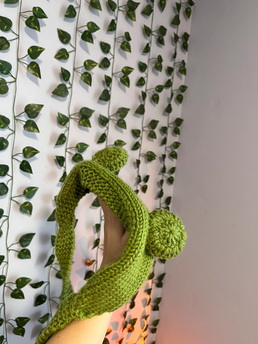 Green Frog Knit Hat - photo 2