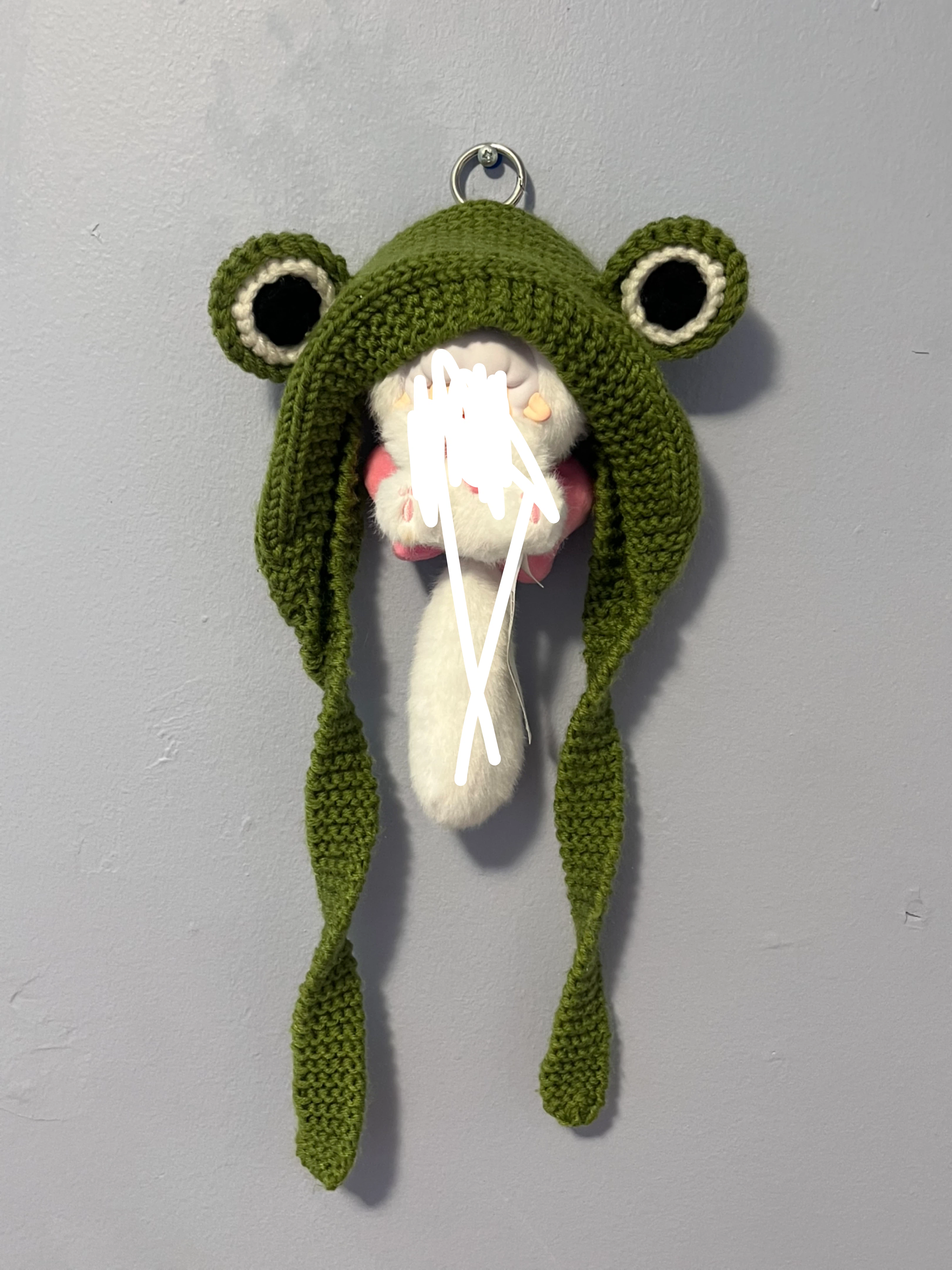 Green Frog Knit Hat