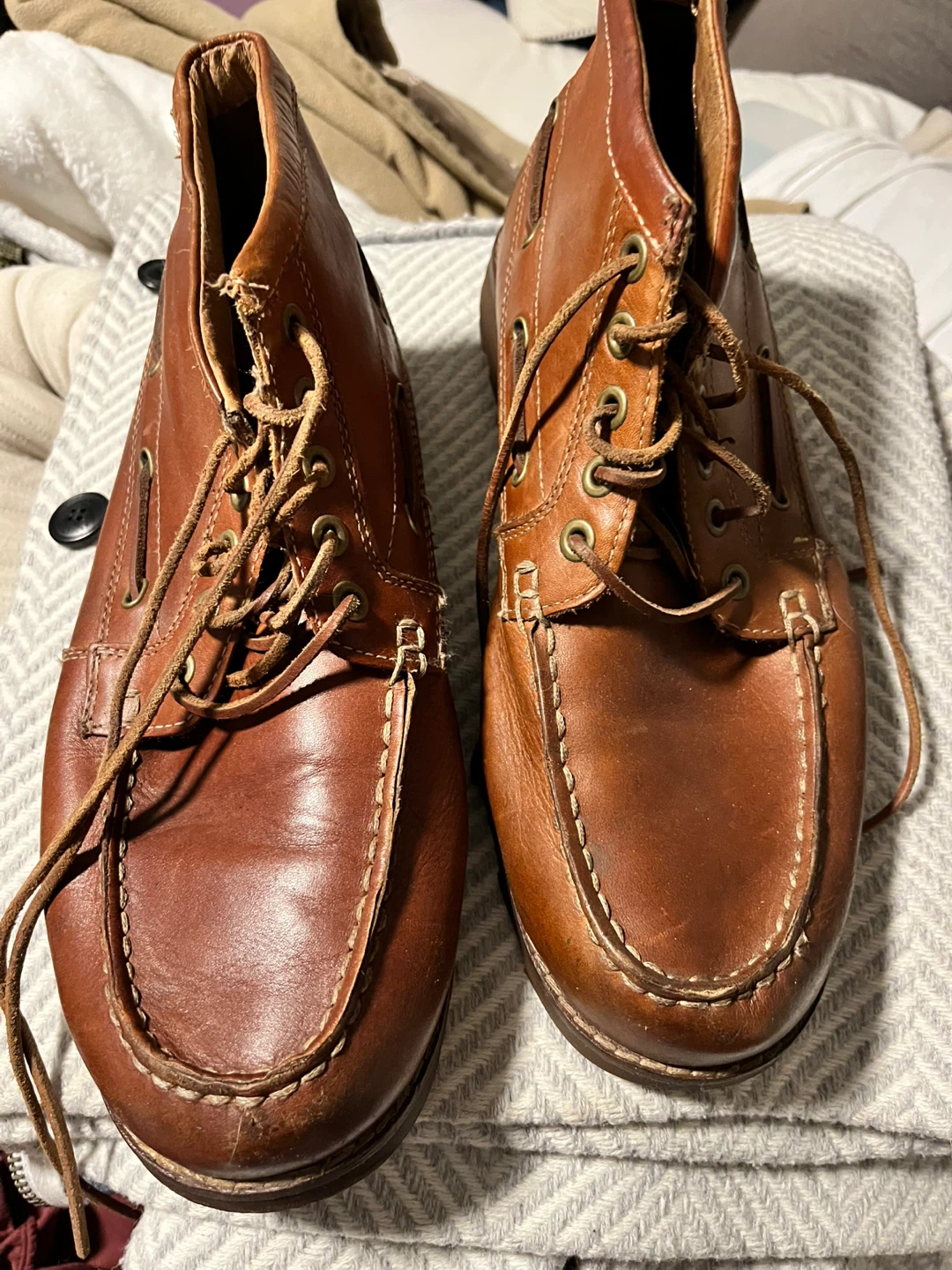 Tarantola Brown Leather Boots - Size 10M