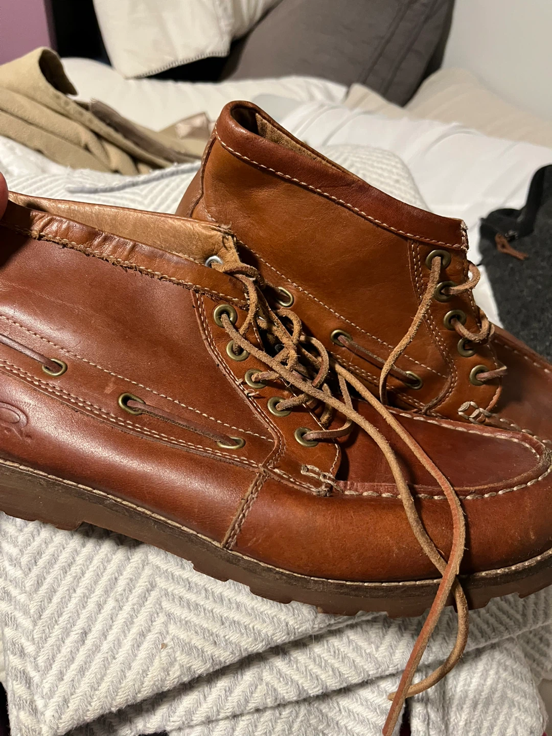 Tarantola Brown Leather Boots - Size 10M - photo 2