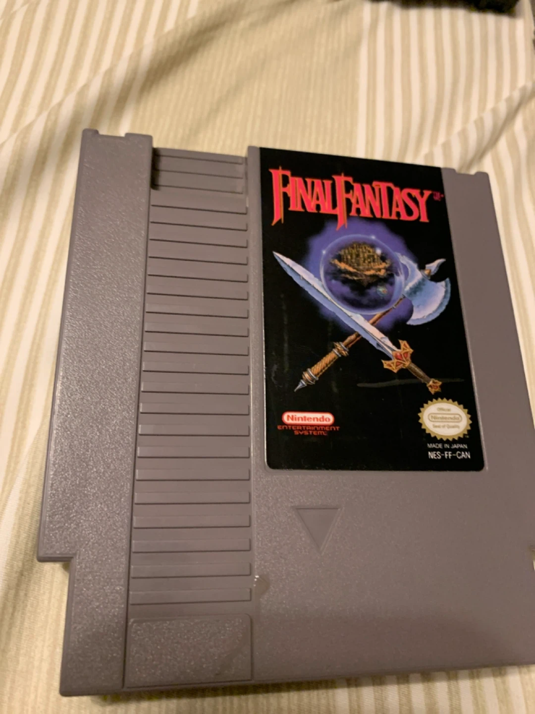 Final Fantasy Nintendo NES Game Cartridge