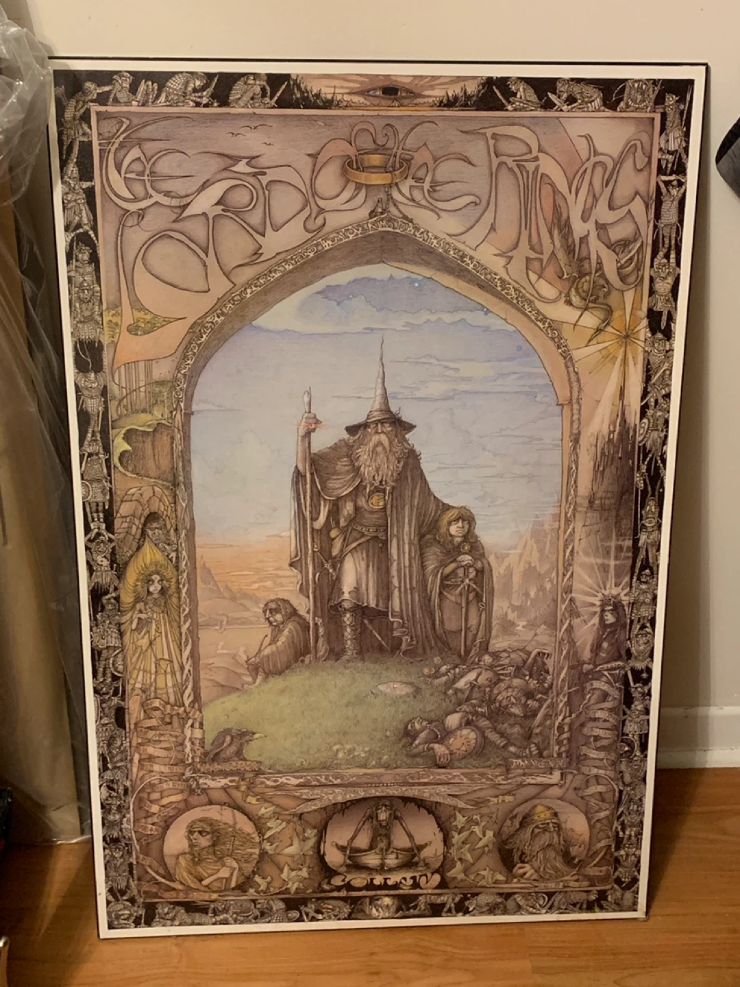 Collectable art piece LORD OF THE RINGS -  BY JIMMY CAUTY