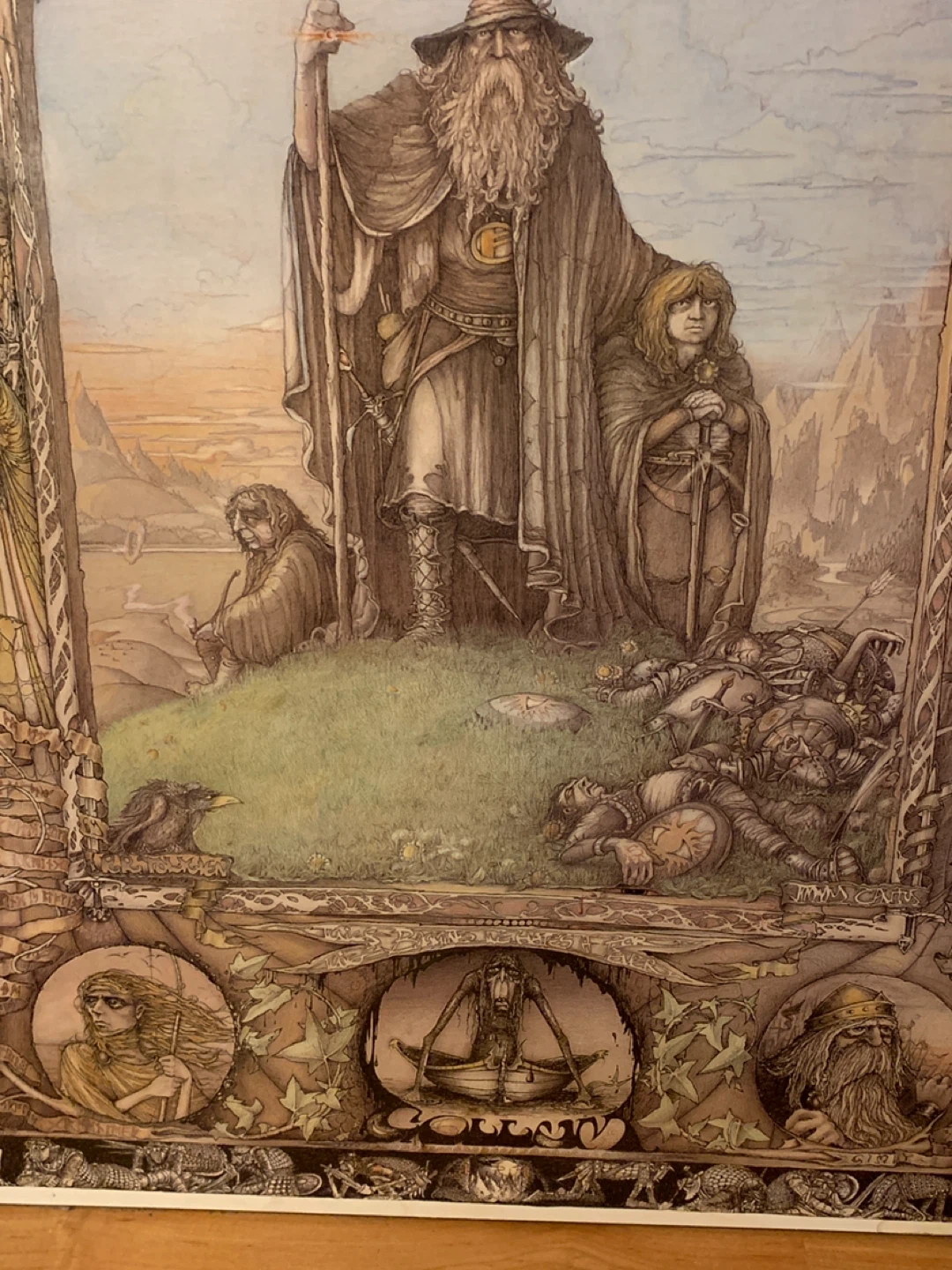 Collectable art piece LORD OF THE RINGS -  BY JIMMY CAUTY - photo 2