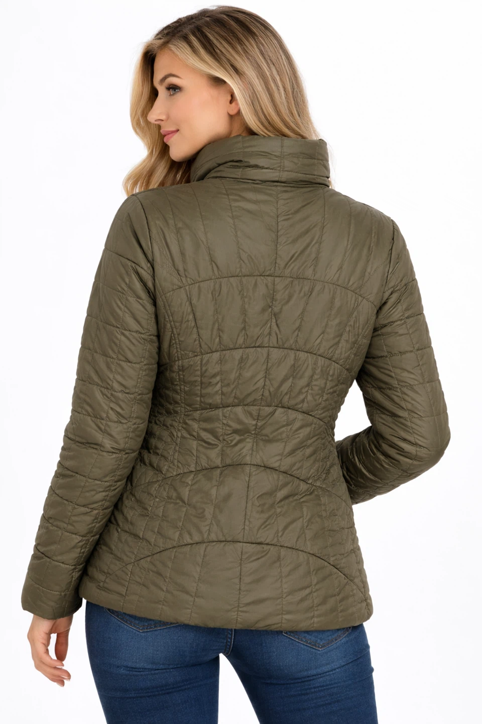Celsius Women’s Green Puffer Jacket Hooded Lightweight 3XL - photo 2