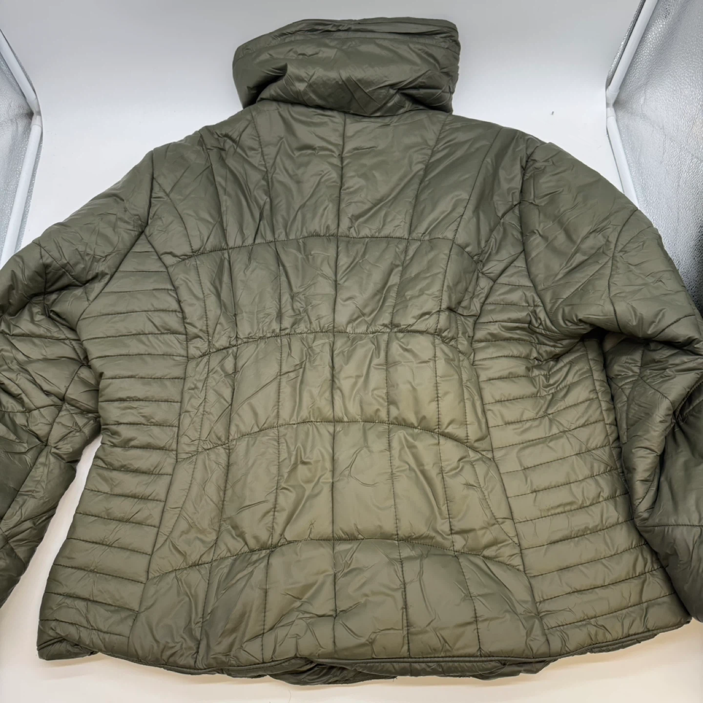 Celsius Women’s Green Puffer Jacket Hooded Lightweight 3XL - photo 4