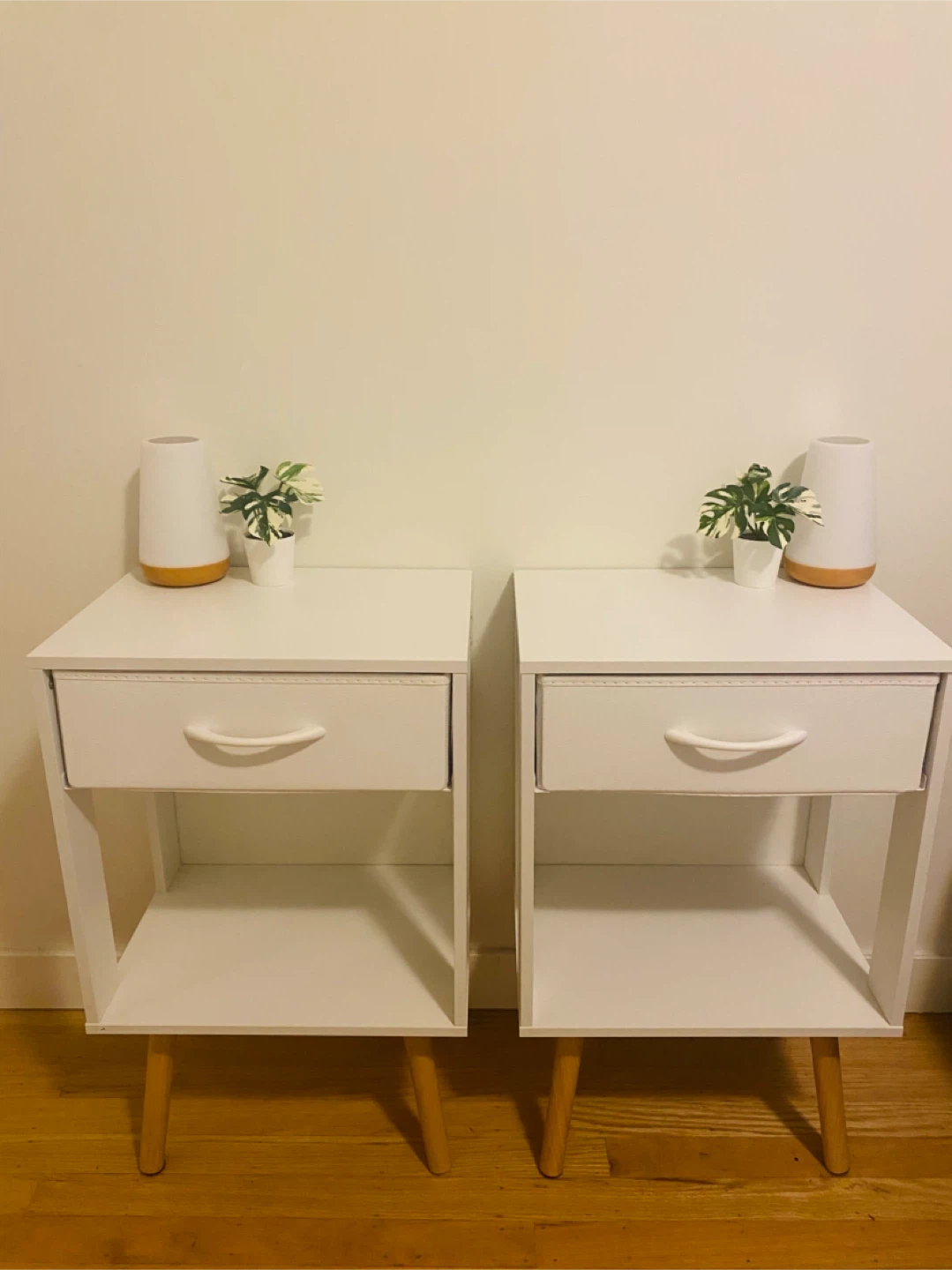 White Nightstands (Set of 2)