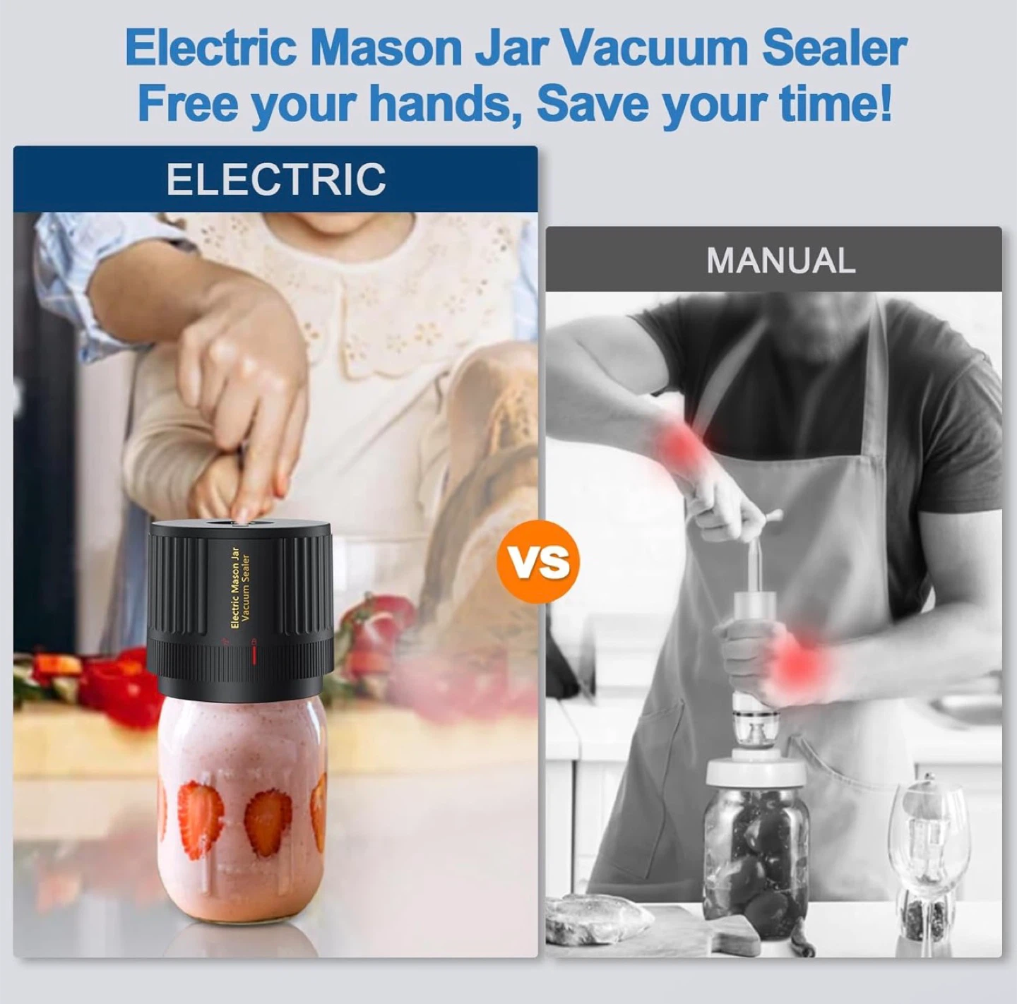 New Electric Mason Jar Vacuum Sealer - photo 2