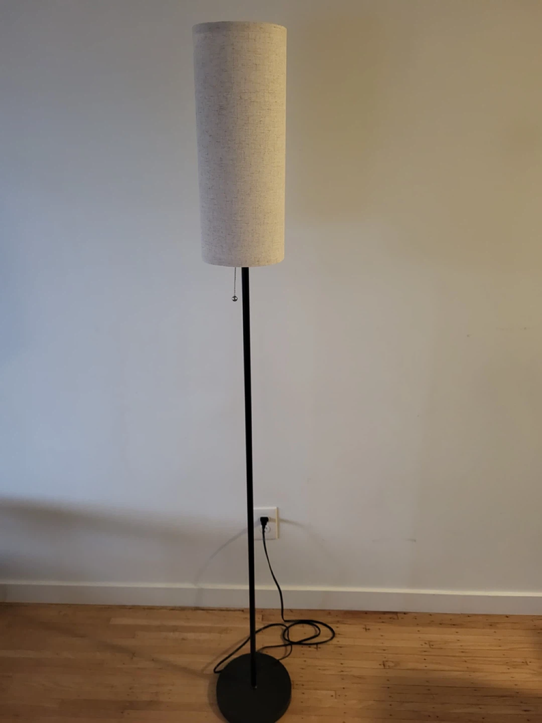 Modern Floor Lamp with Linen Shade - photo 2