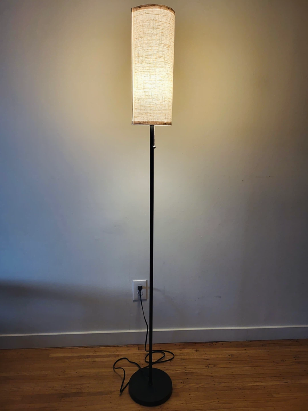 Modern Floor Lamp with Linen Shade