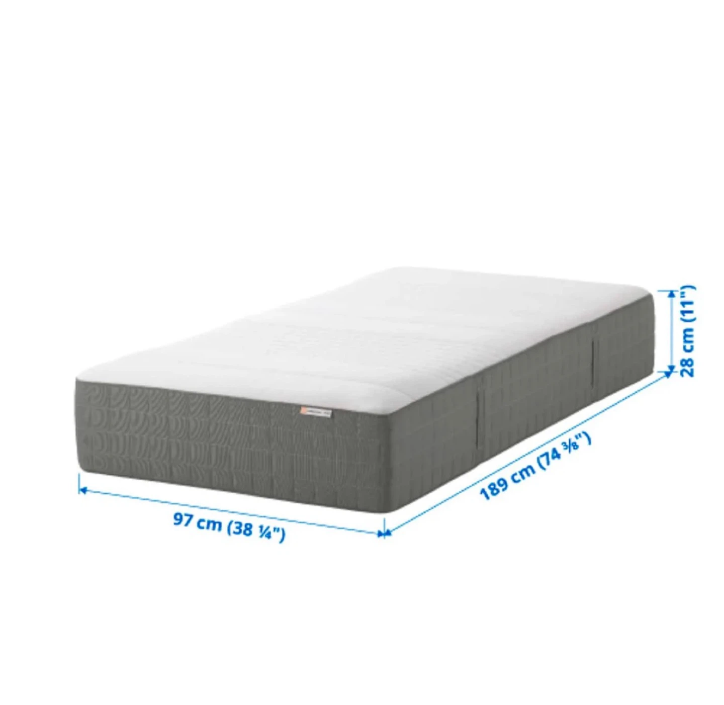 IKEA Mattress 38 1/4" x 74 3/8"