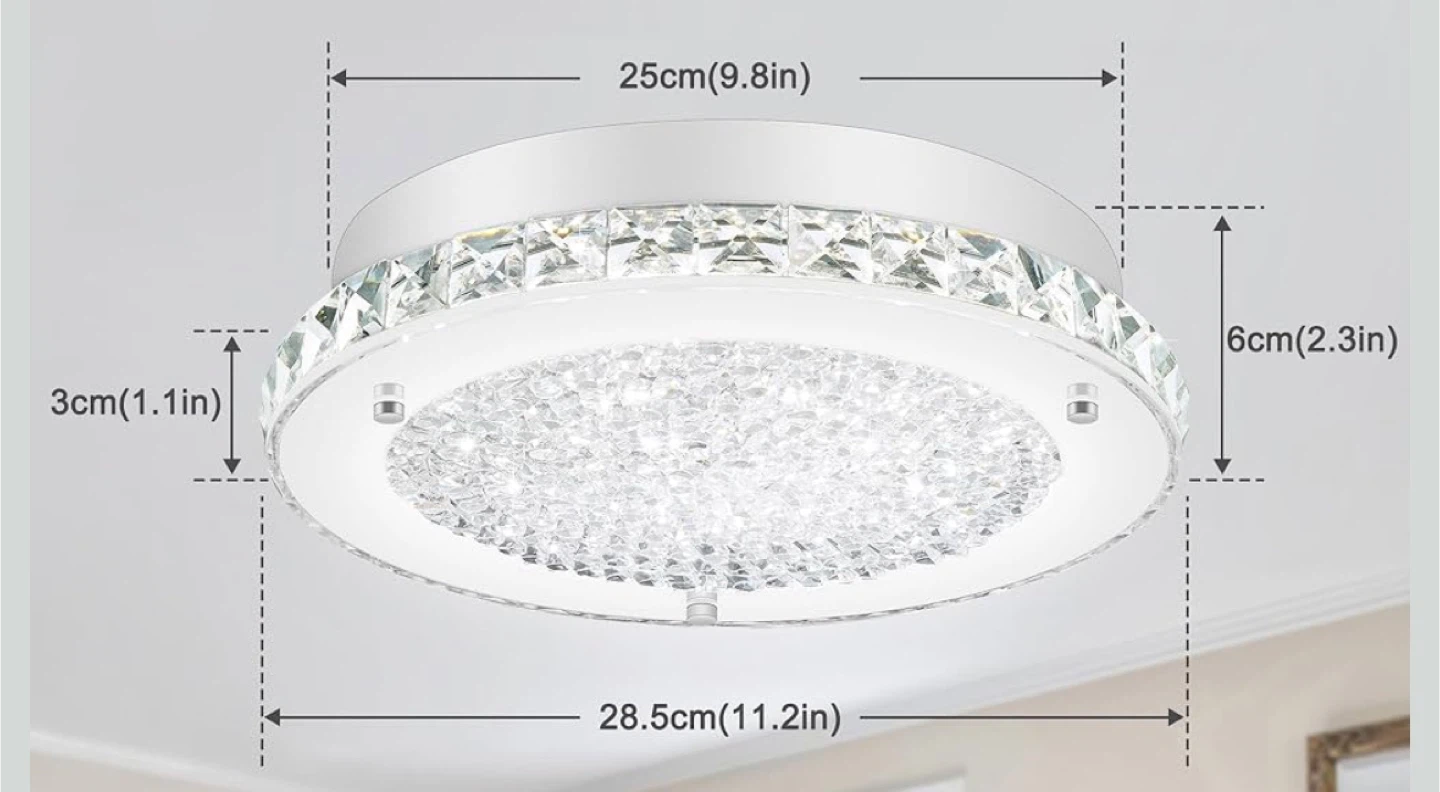 Crystal LED Ceiling Light -