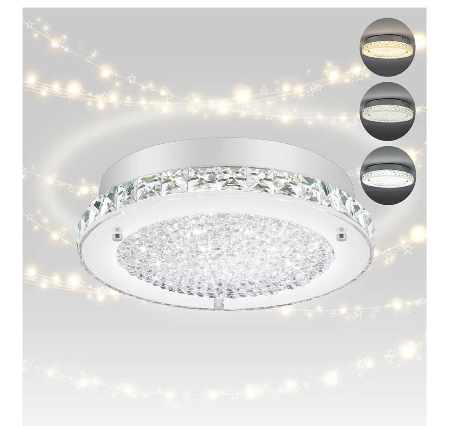 Crystal LED Ceiling Light - - photo 2