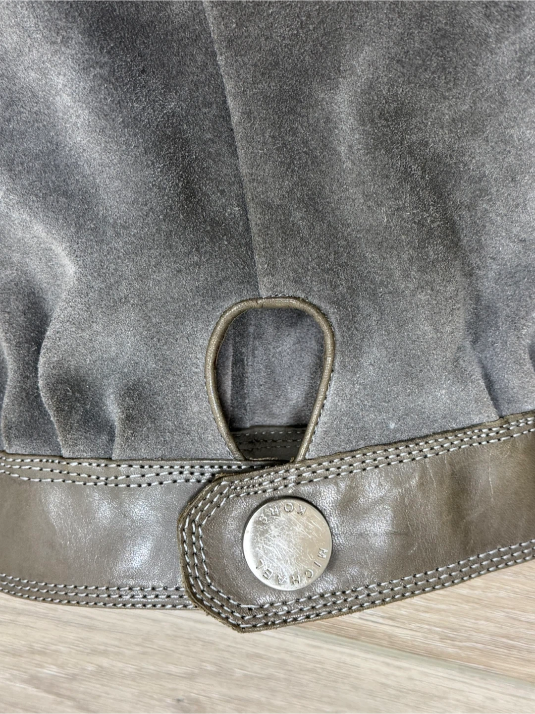 Michael Kors Grey Suede Knee High Boots - photo 2