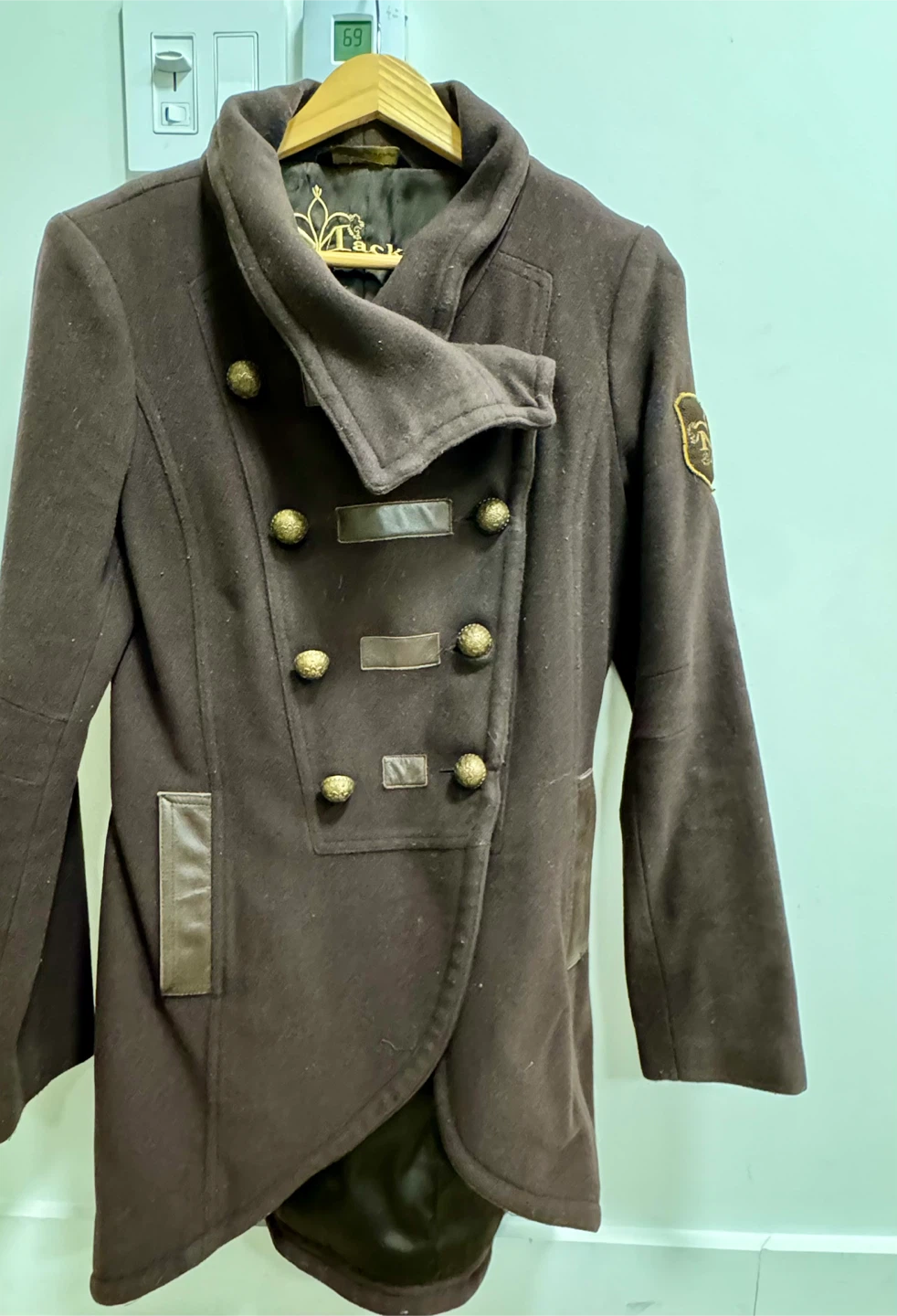 Mackage Wool Blend Coat - Brown