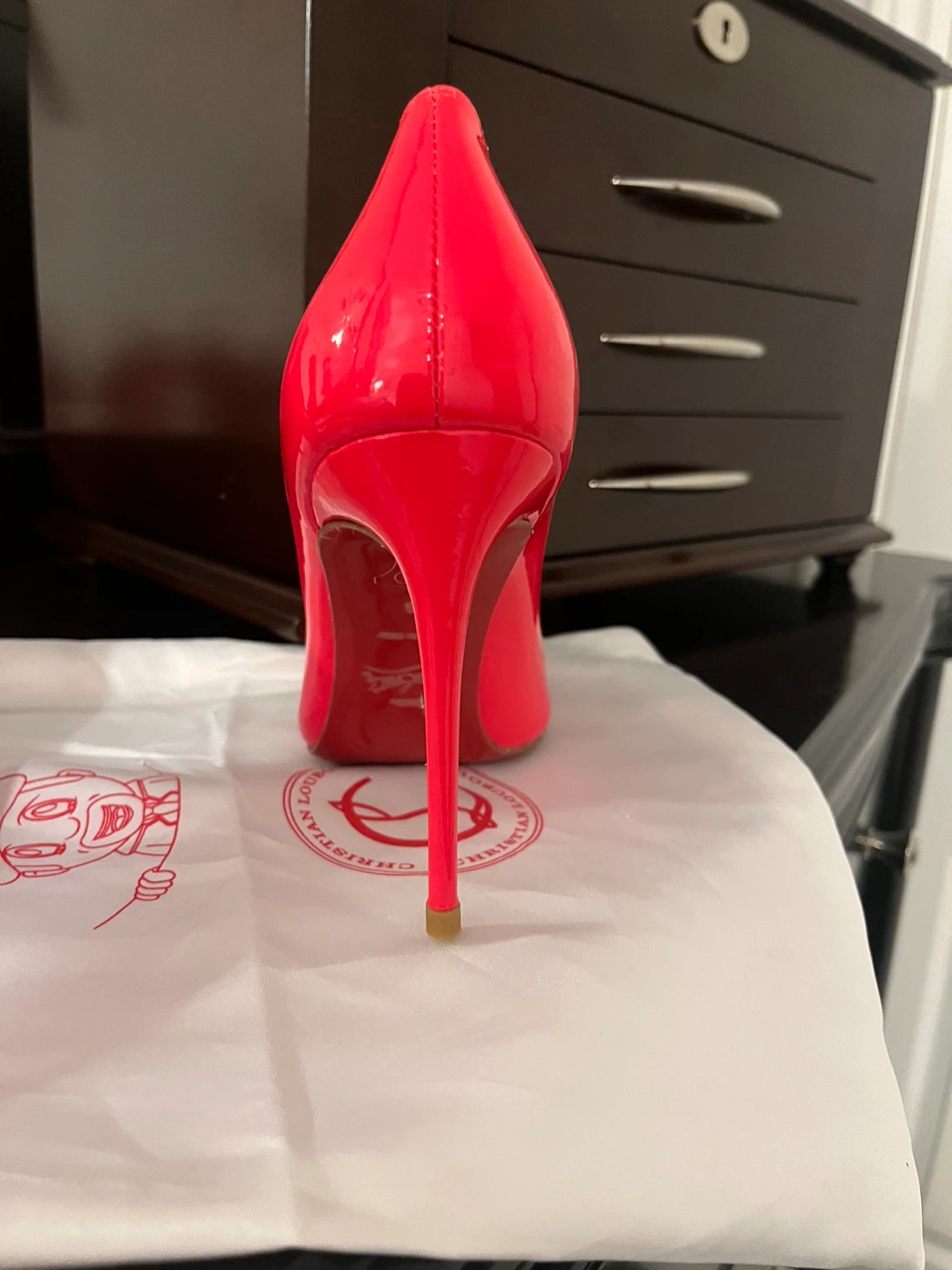 Christian Louboutin Red Patent Leather Heels - photo 2