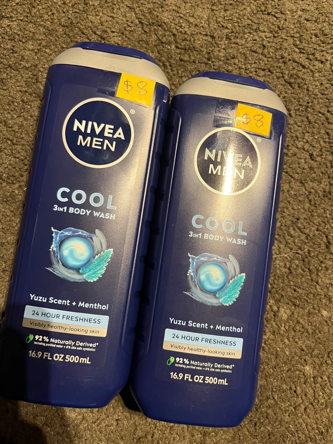 Nivea Men Cool 3in1 Body Wash - 16.9 fl oz