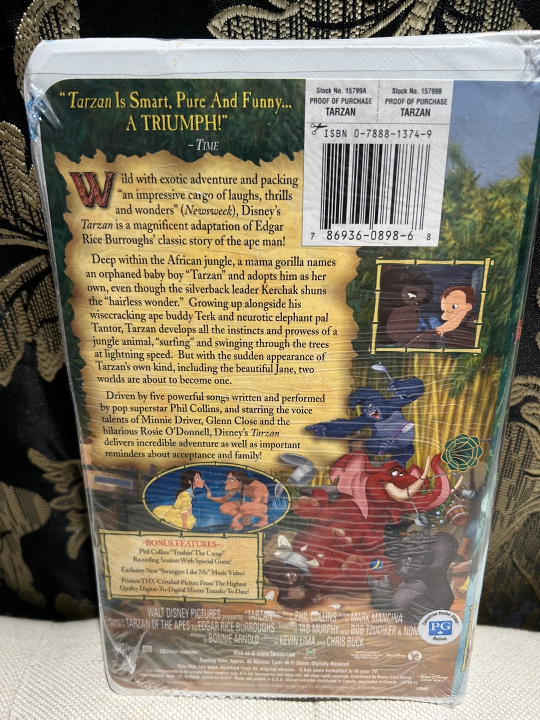 Walt Disney's Tarzan VHS Tape - photo 2