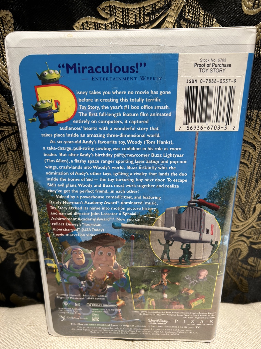 Disney's Toy Story VHS Tape - photo 2