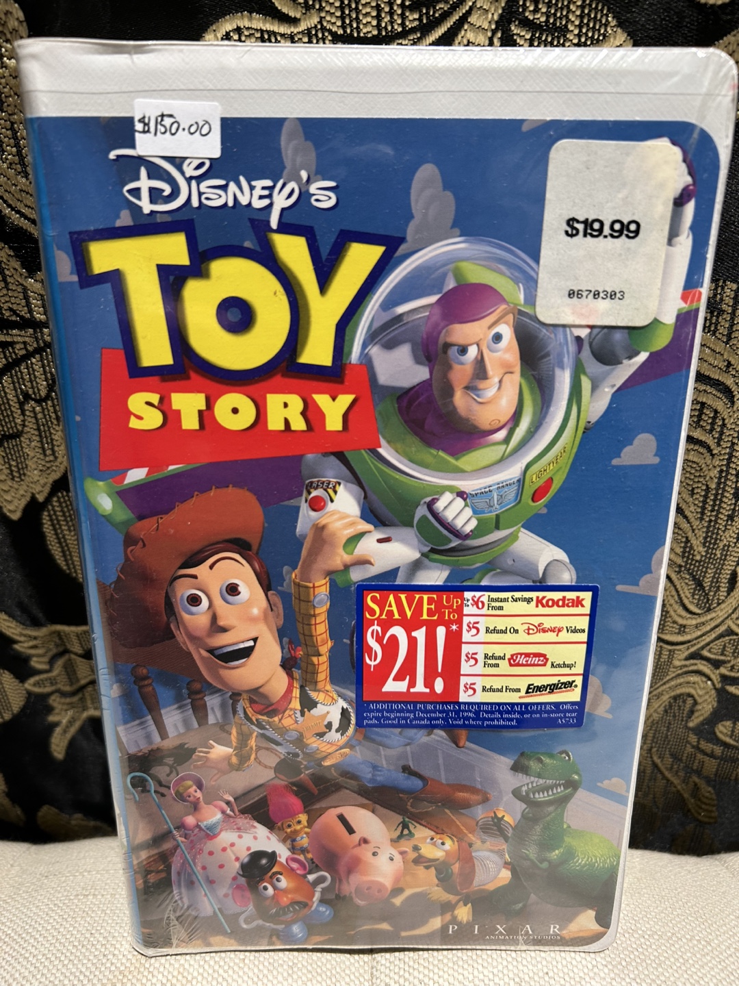 Disney's Toy Story VHS Tape
