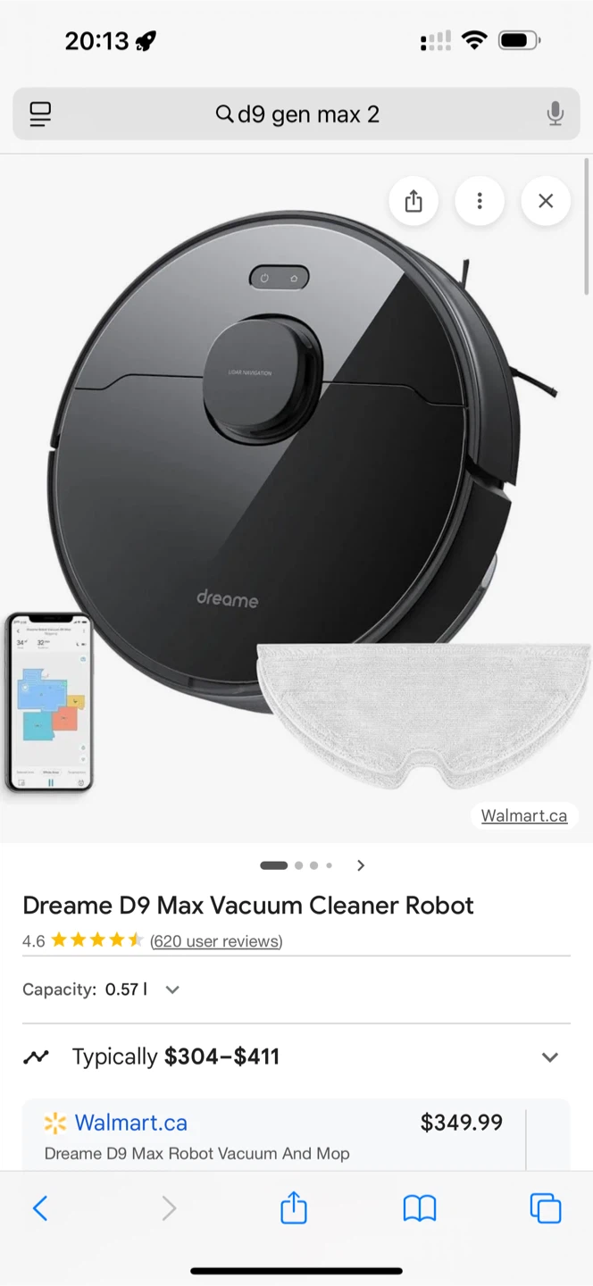 Dreame D9 Max Vacuum Cleaner Robot