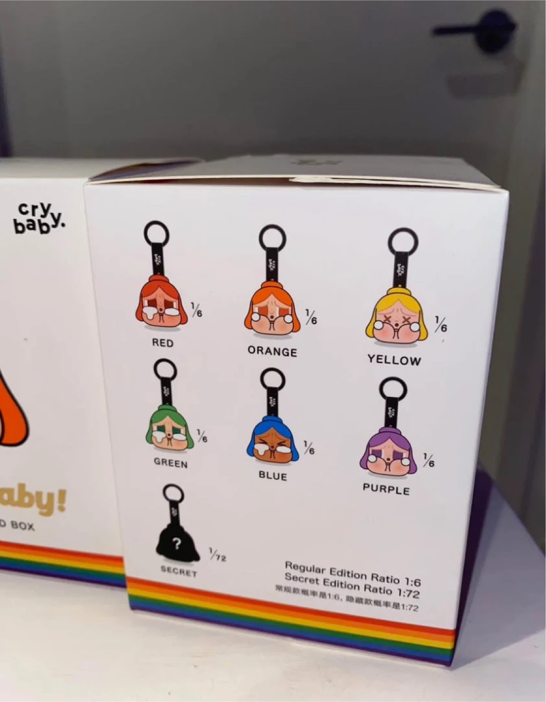 Popmart Crybaby Plush Keychain Blind Boxes - photo 2