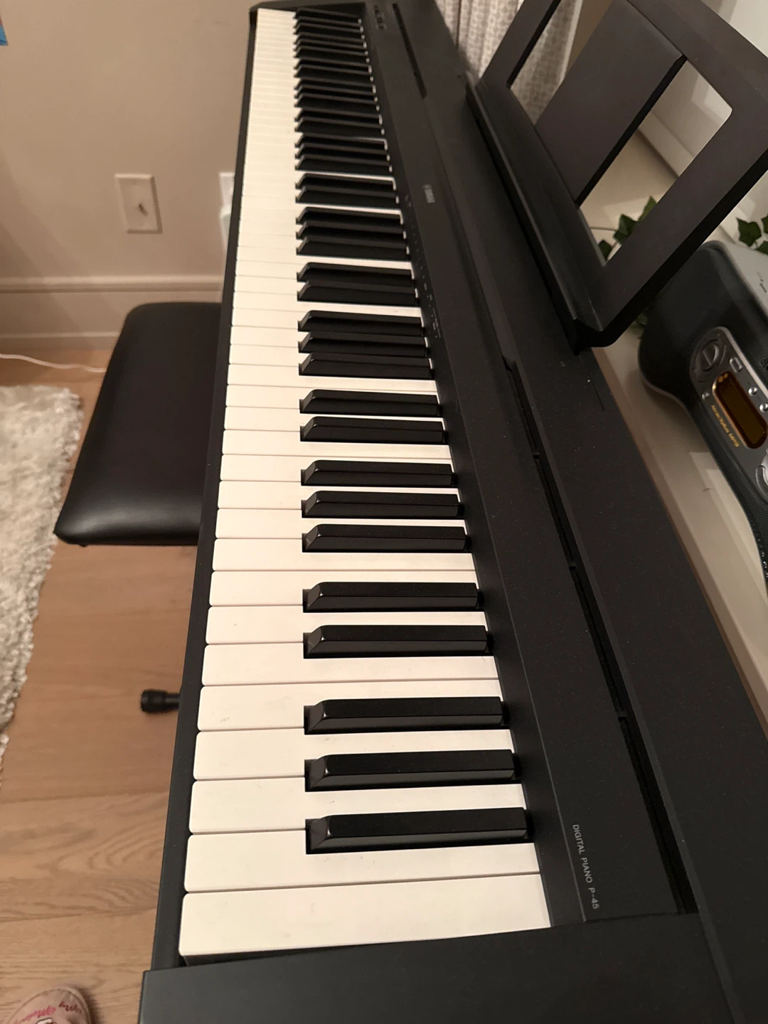 Yamaha P-45 Digital Piano with Stand, Pedal & Bench - photo 3