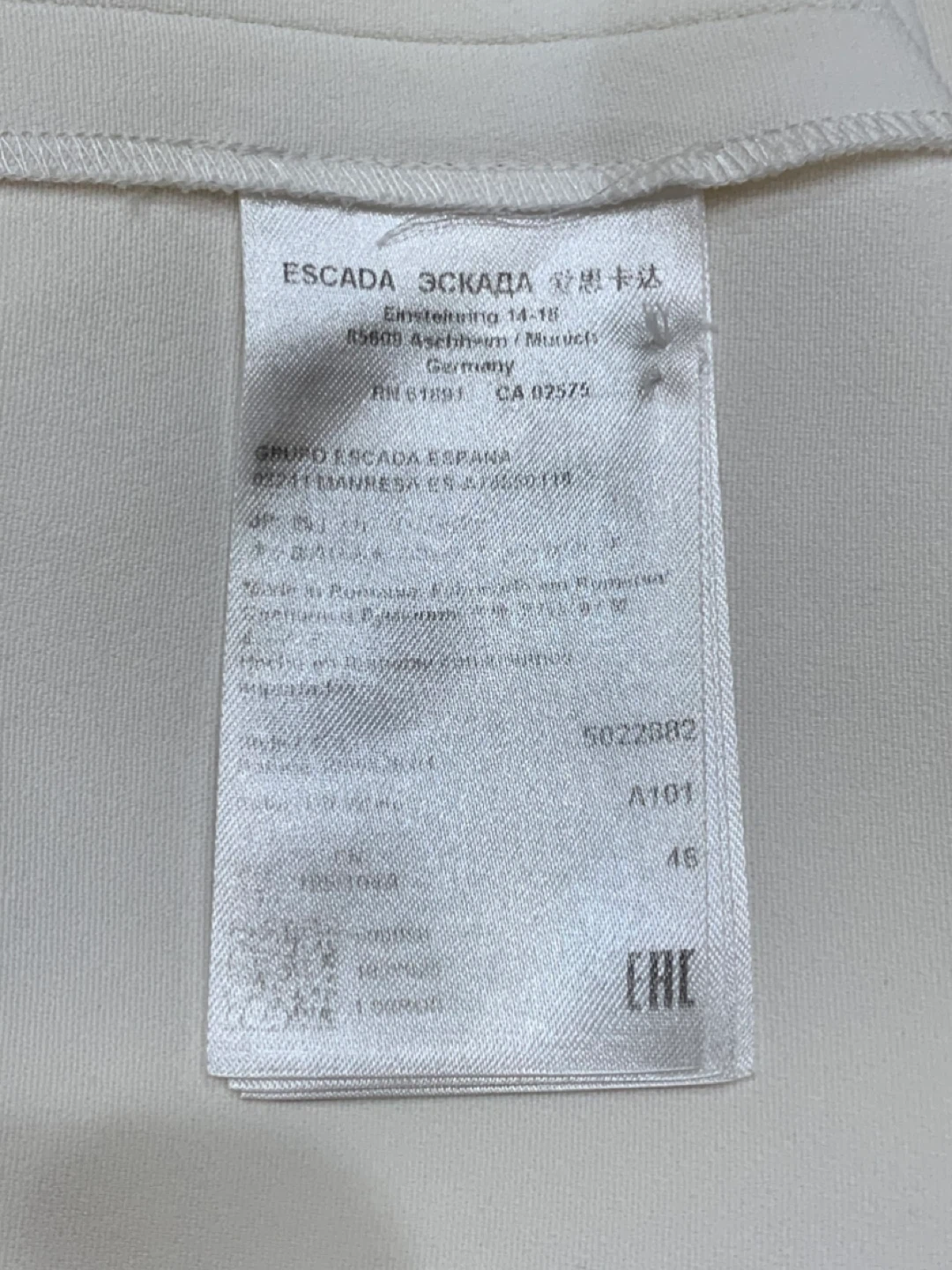 Escada Cowl Neck Dress (Size US 16 / EU 46) - photo 3