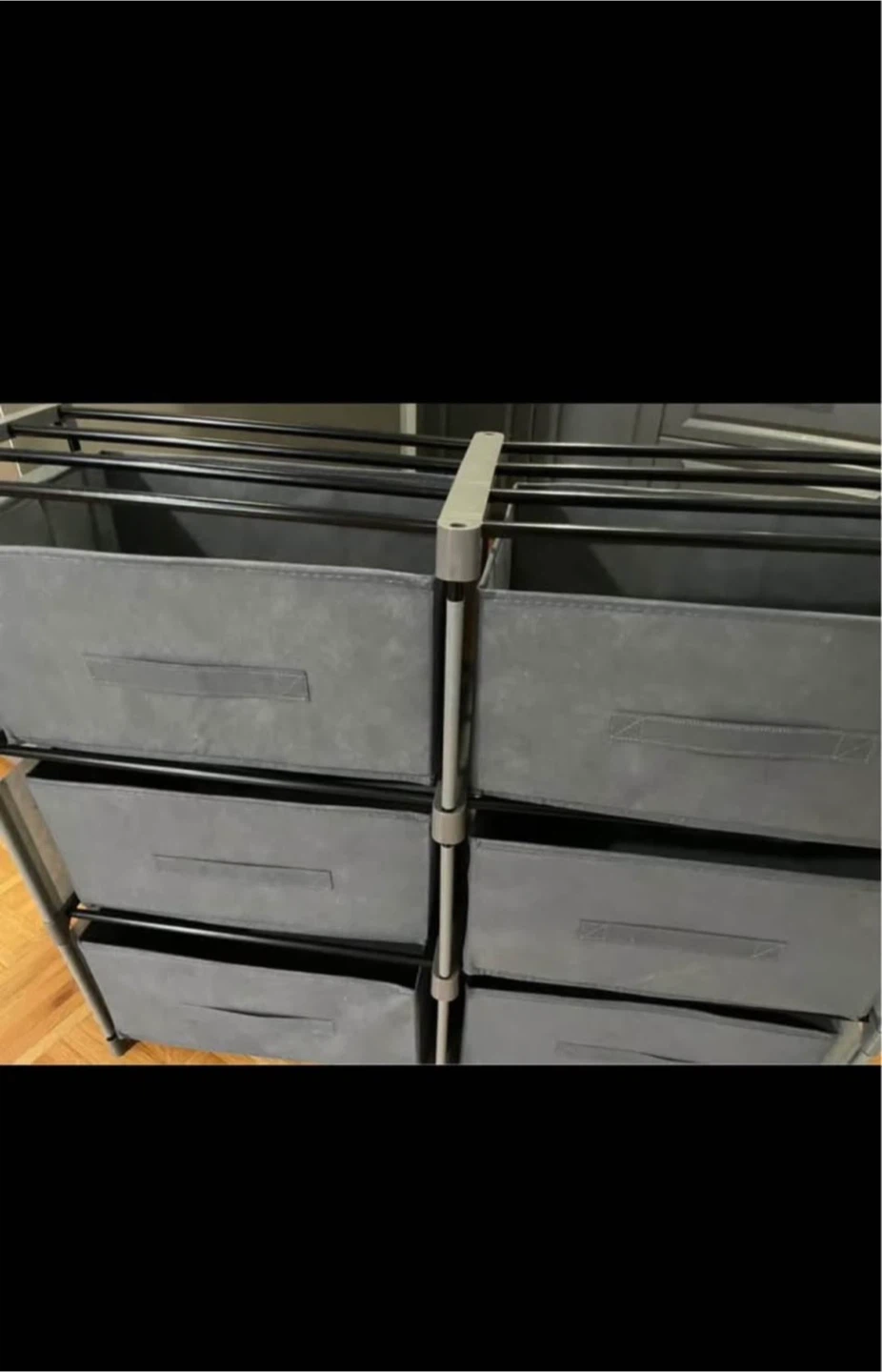Grey Fabric Storage 6 Drawers - photo 2