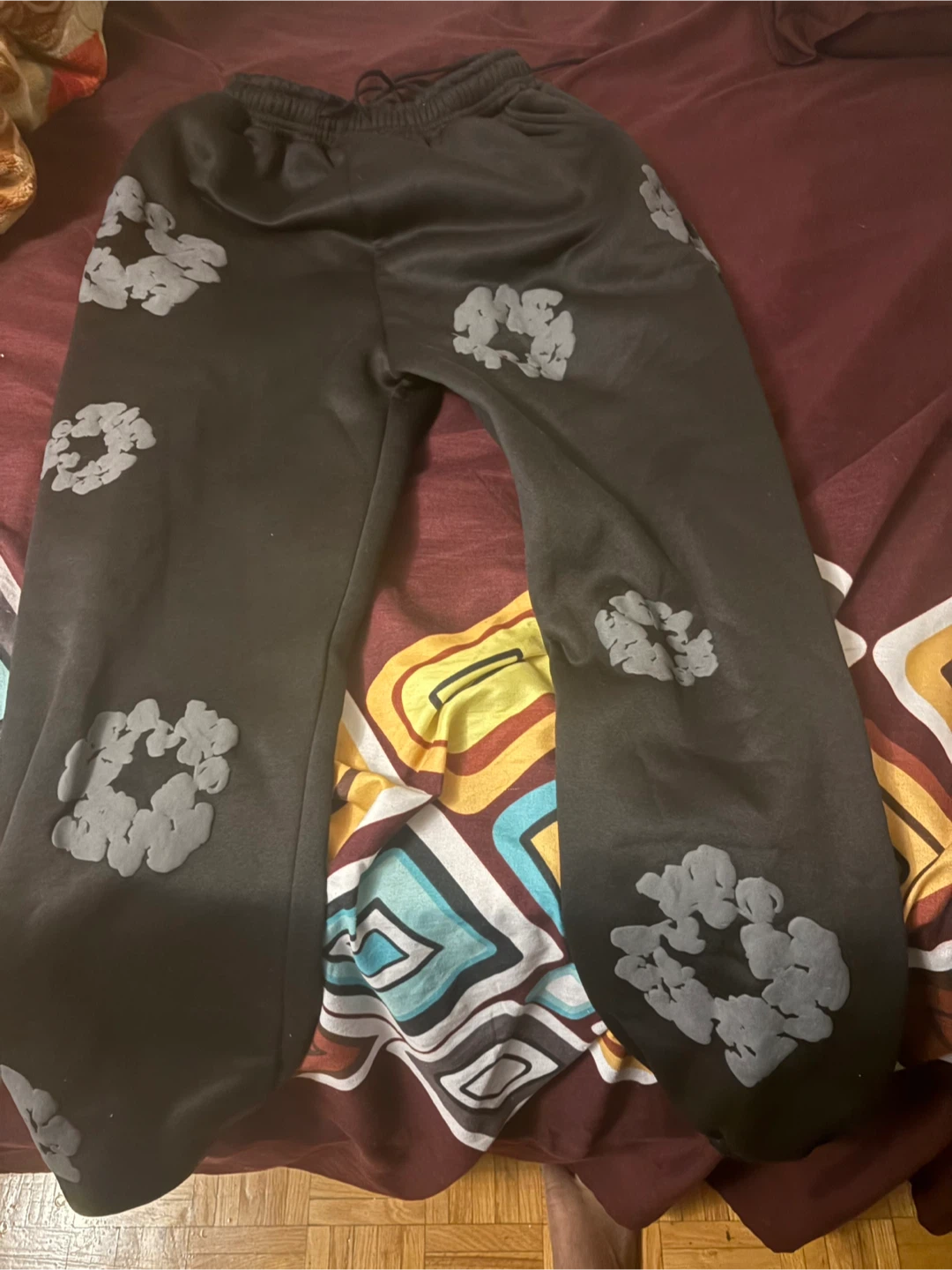 Denim Tears Black Hoodie & Sweatpants Set - photo 2