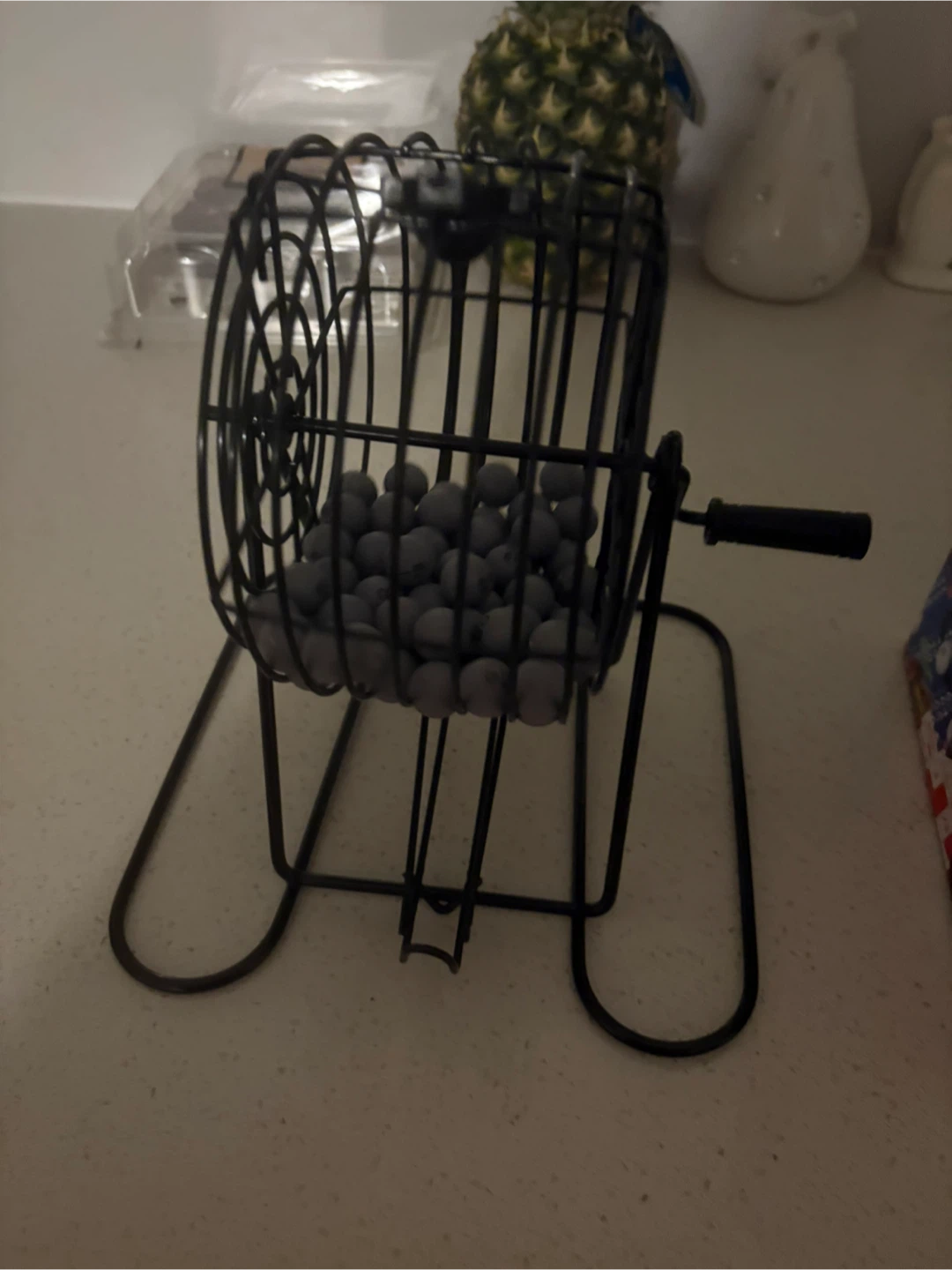 Deluxe Metal Bingo Cage Set - photo 2