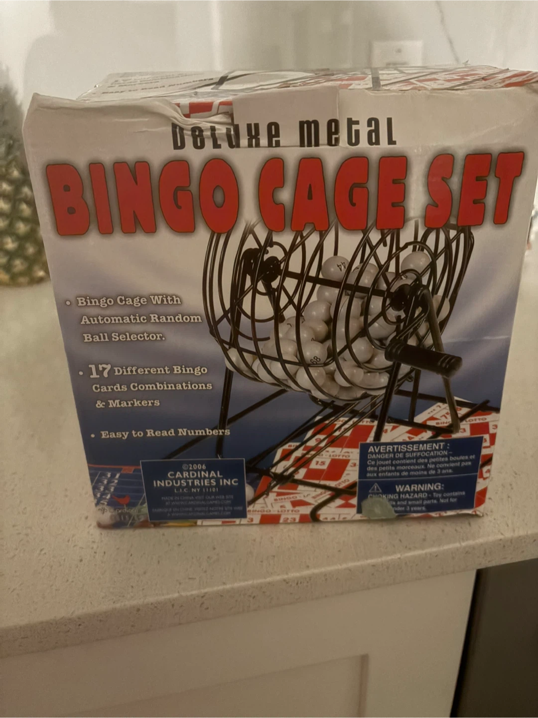 Deluxe Metal Bingo Cage Set