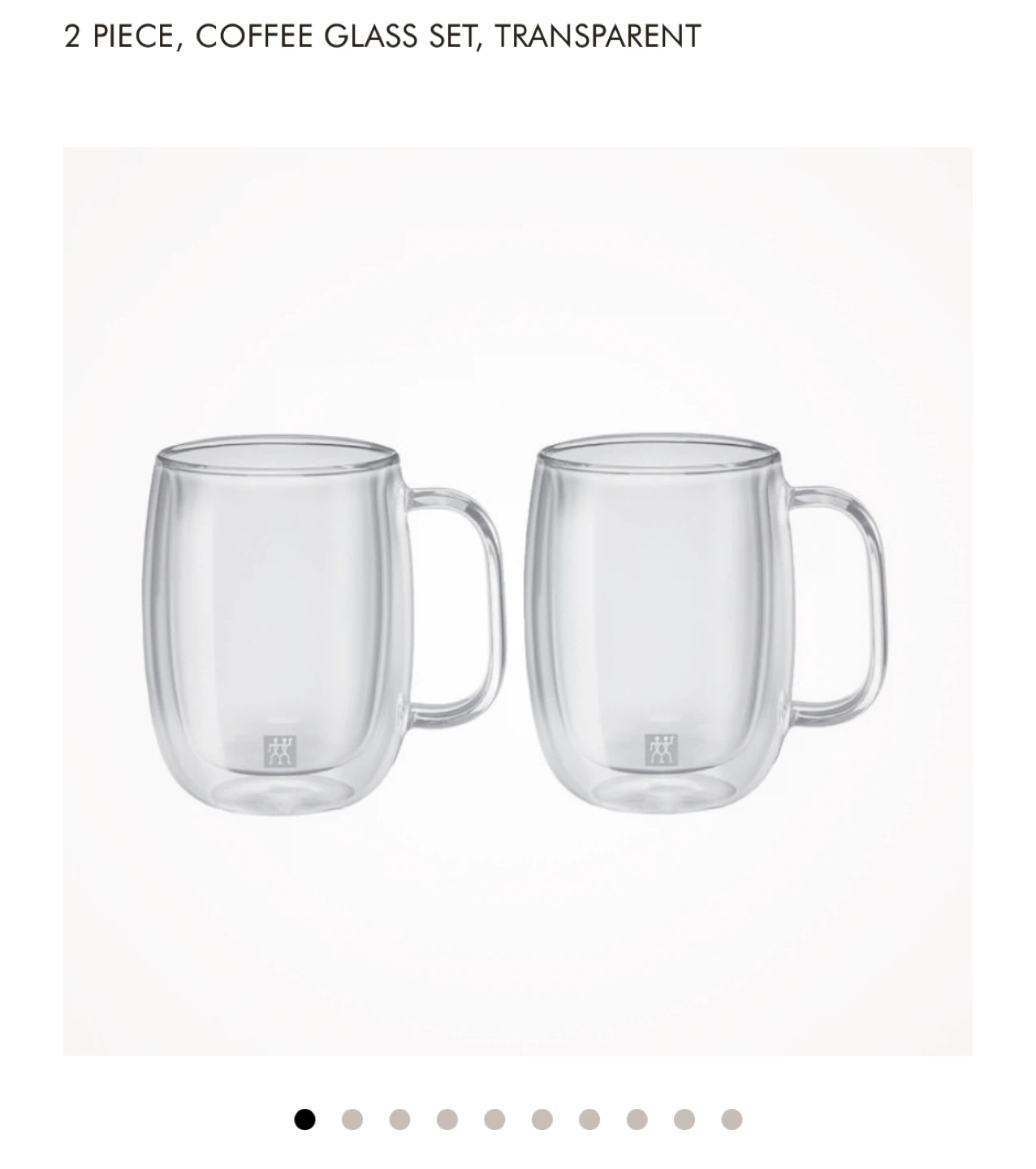 Zwilling Sorrento Plus Coffee Glasses (355 ml) - Set of 2