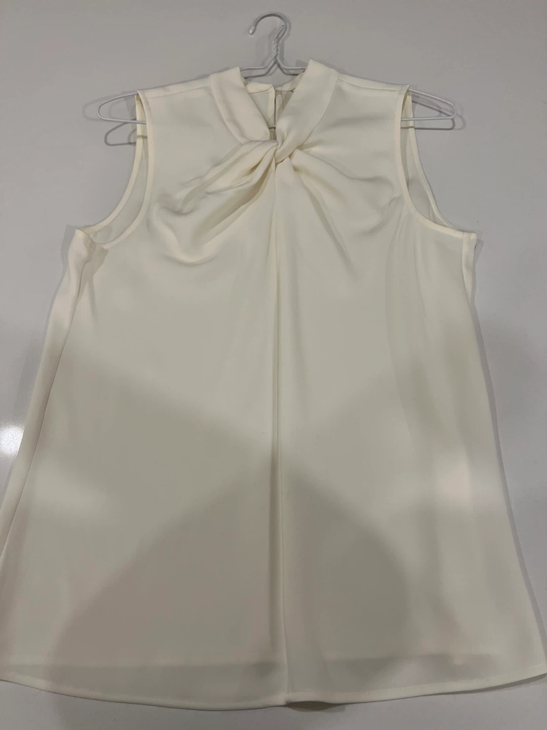 Club Monaco Cream Sleeveless Top - Size S