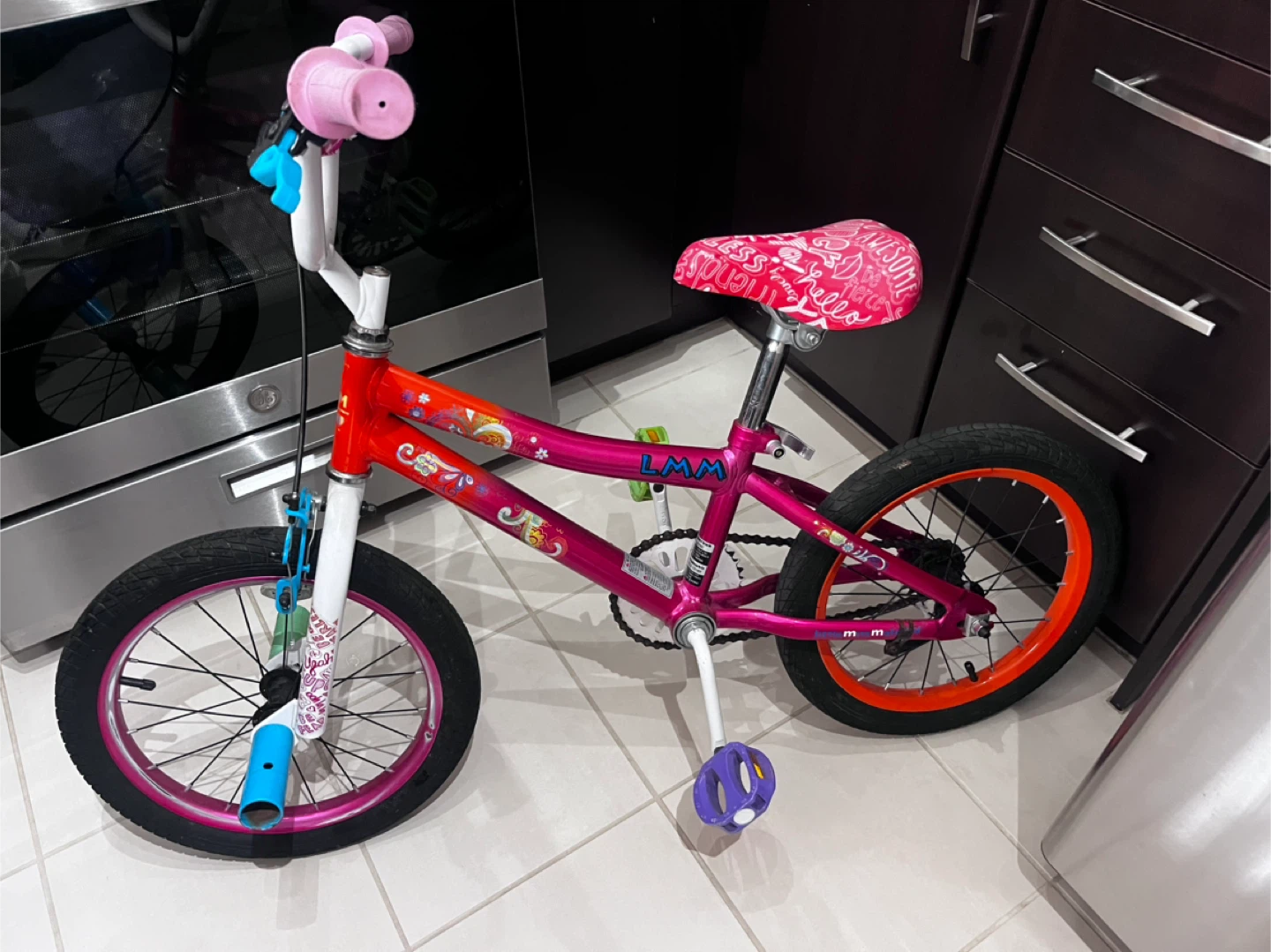LMM Kids Bike - Pink & Red