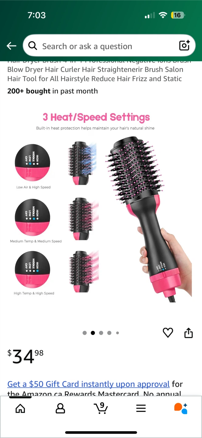 VASLON One-Step Hair Dryer & Hot Air Brush - photo 3