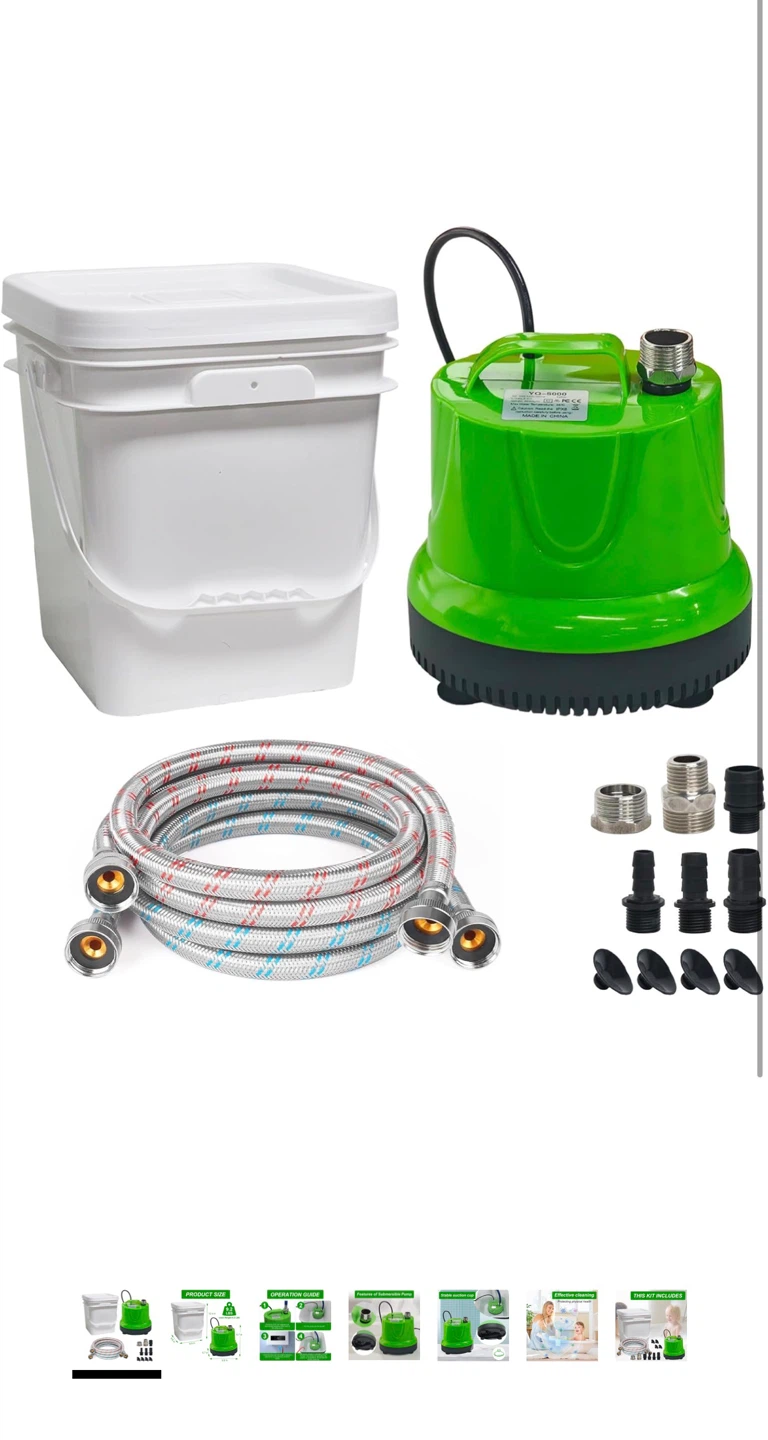 Green Submersible Utility Pump Kit - photo 4