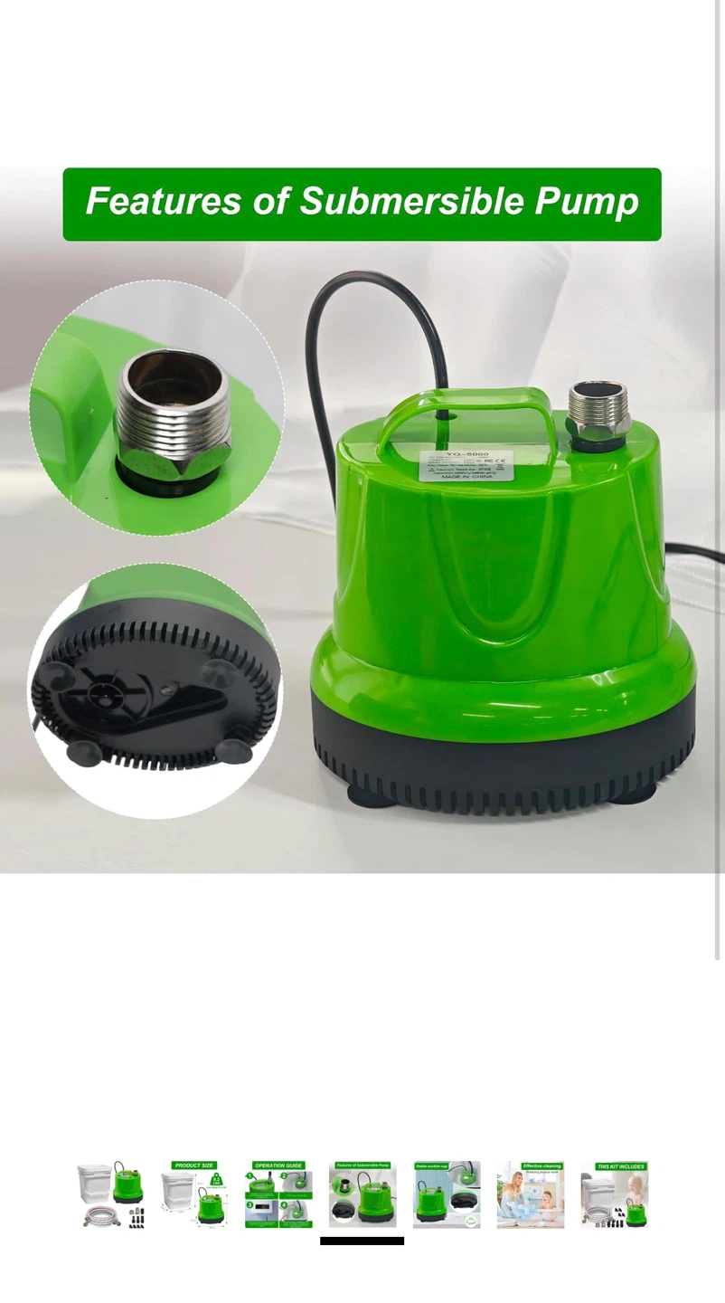 Green Submersible Utility Pump Kit - photo 2