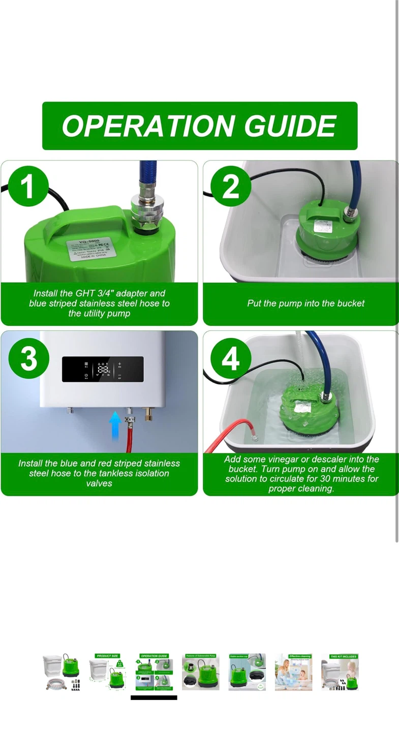 Green Submersible Utility Pump Kit - photo 5