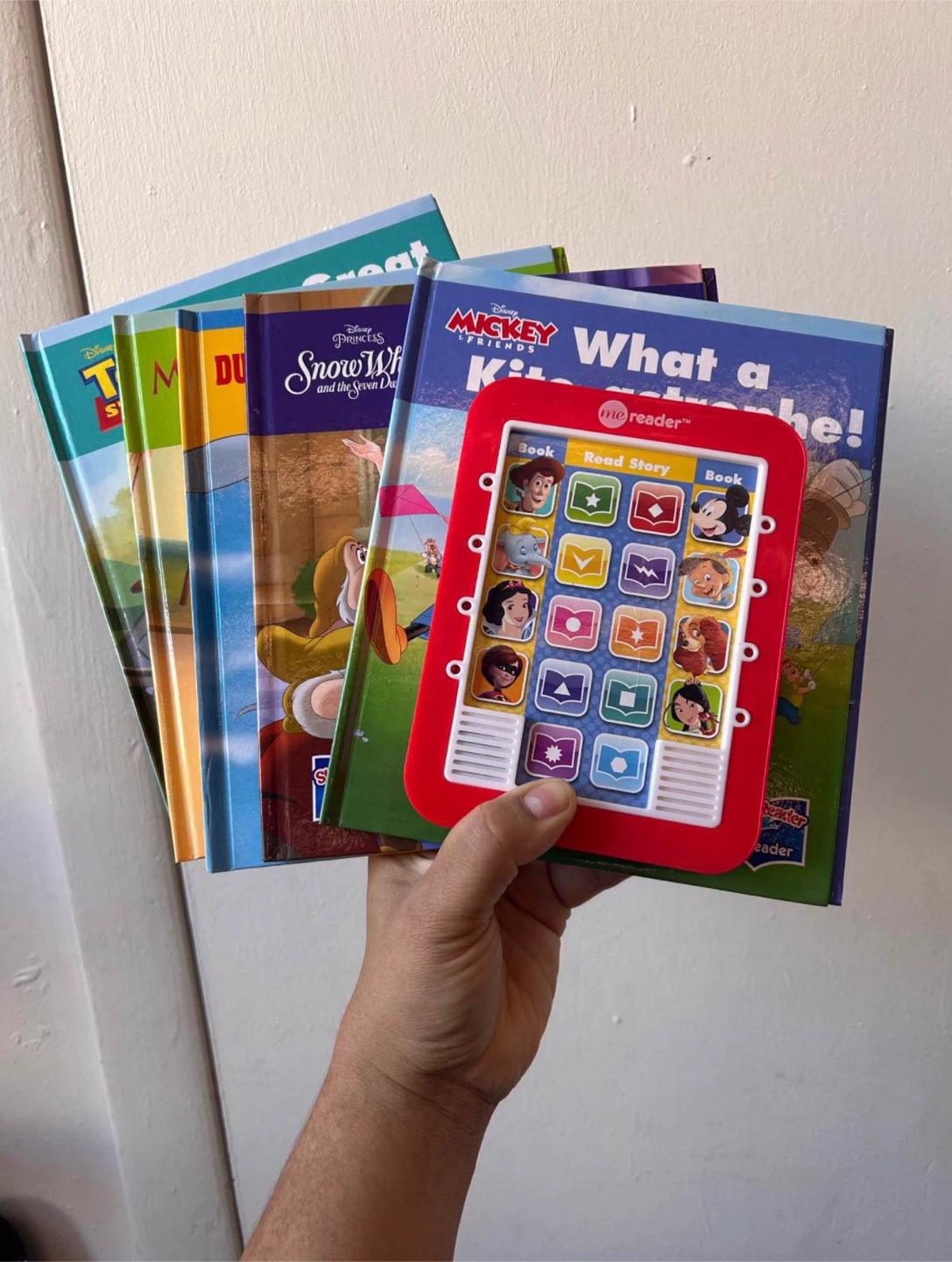 Me reader with 5 books 🥕