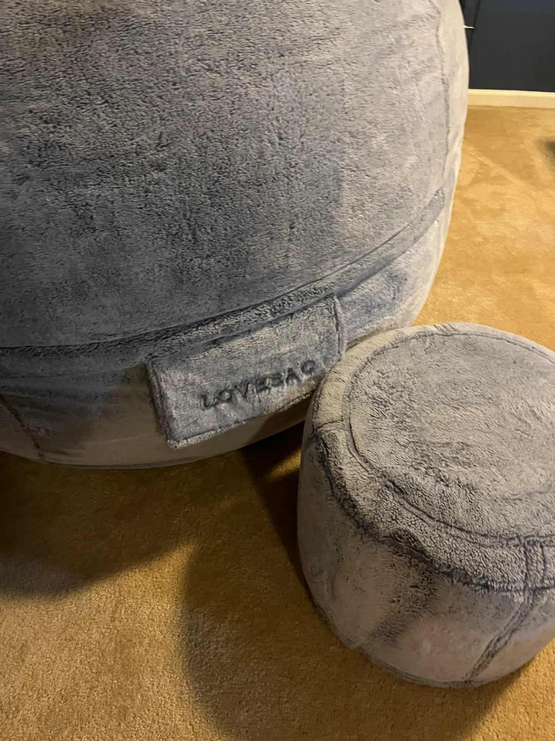 LoveSac MovieSac + Ottoman - Excellent Condition! - photo 3