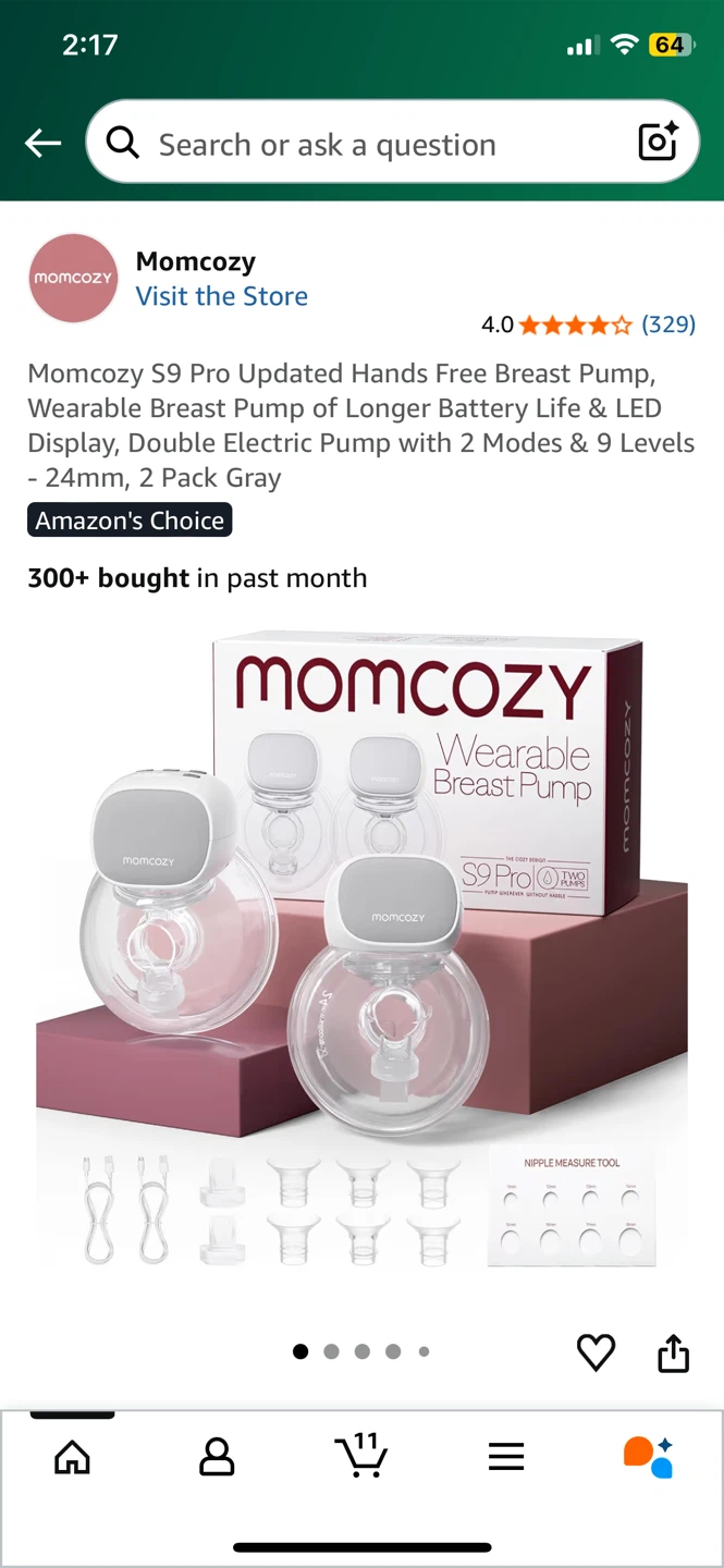 Momcozy S9 Pro Wearable Breast Pump - New in Box! - photo 2
